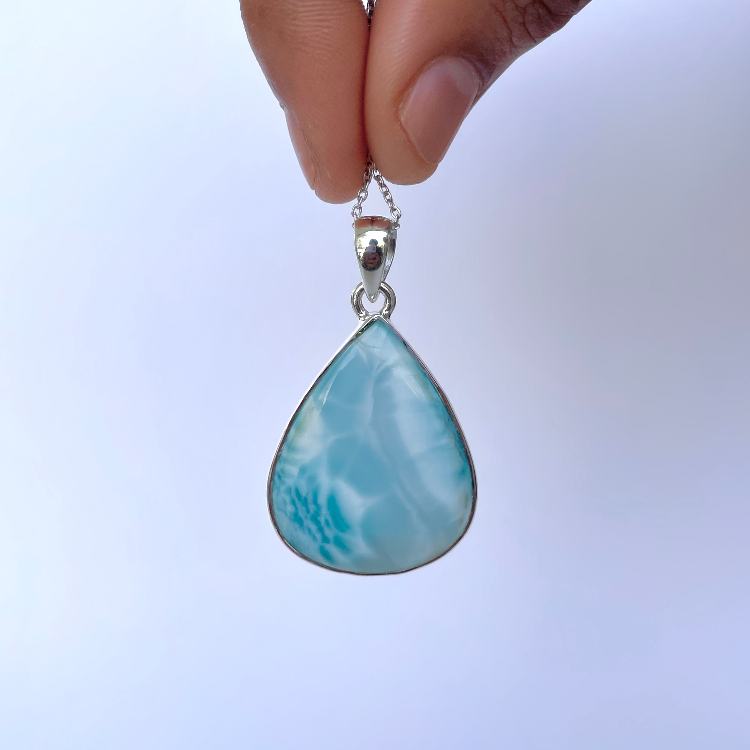 Larimar Pendant-(LAR-P-2059.)