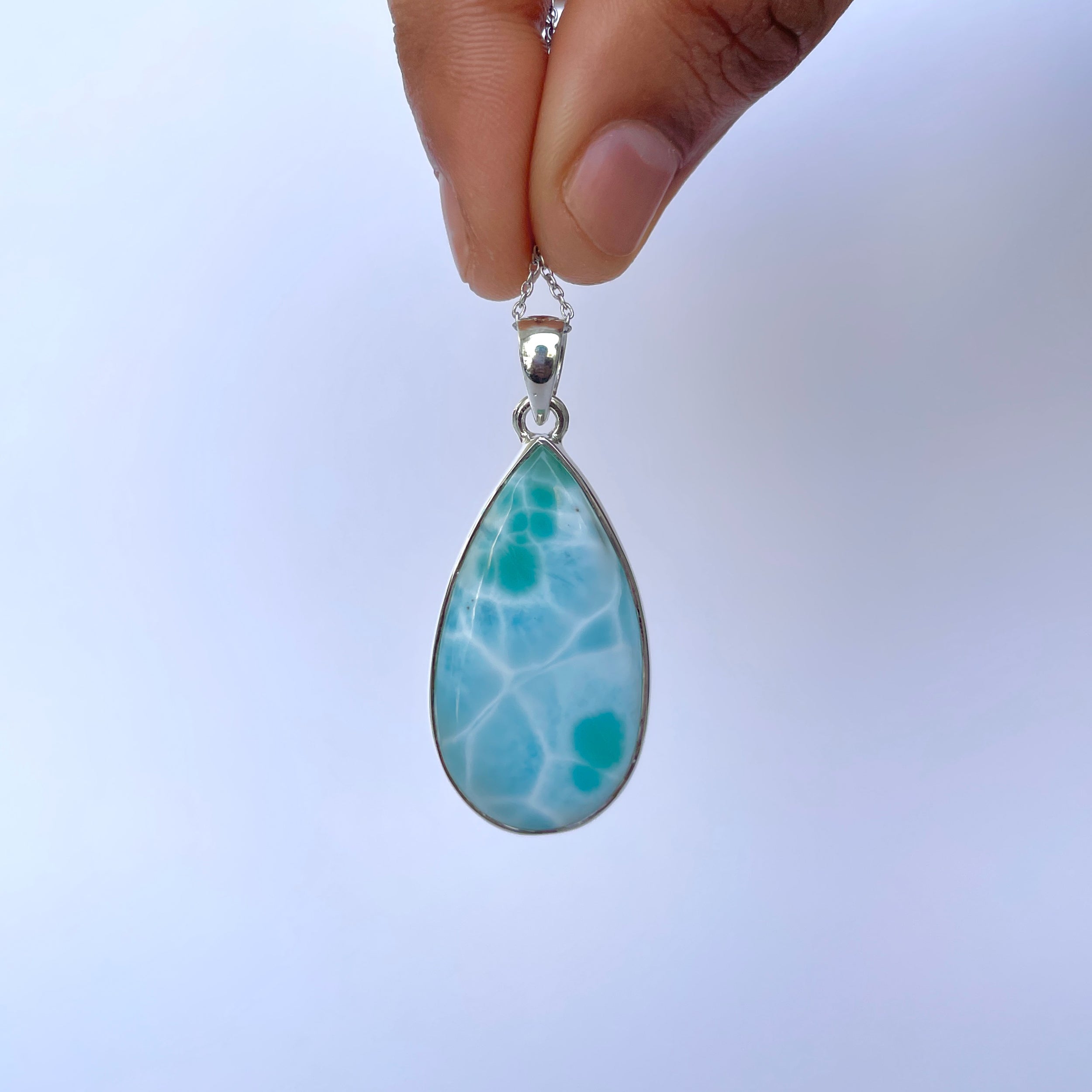 Larimar Pendant-(LAR-P-2060.)