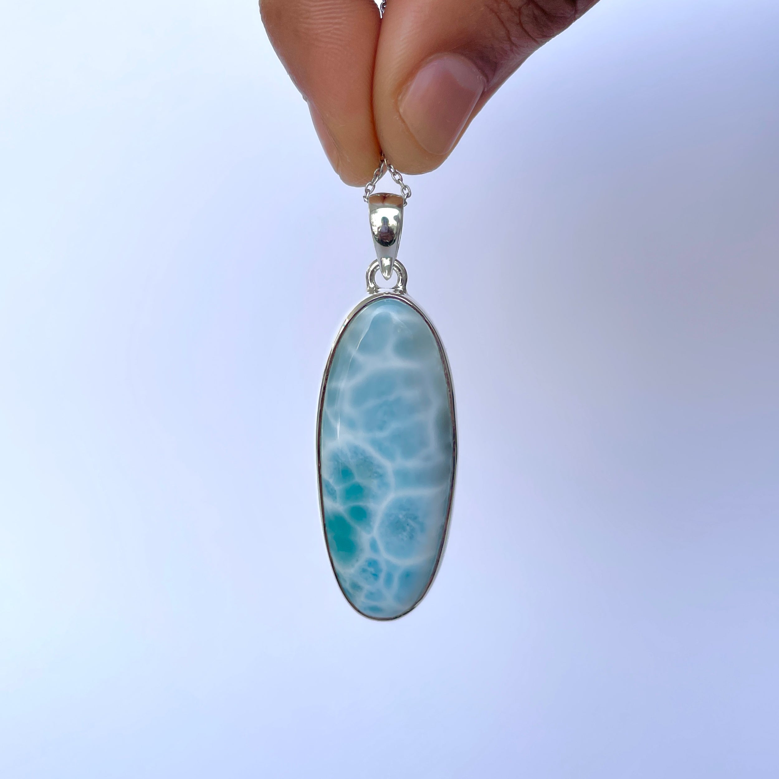 Larimar Pendant-(LAR-P-2061.)