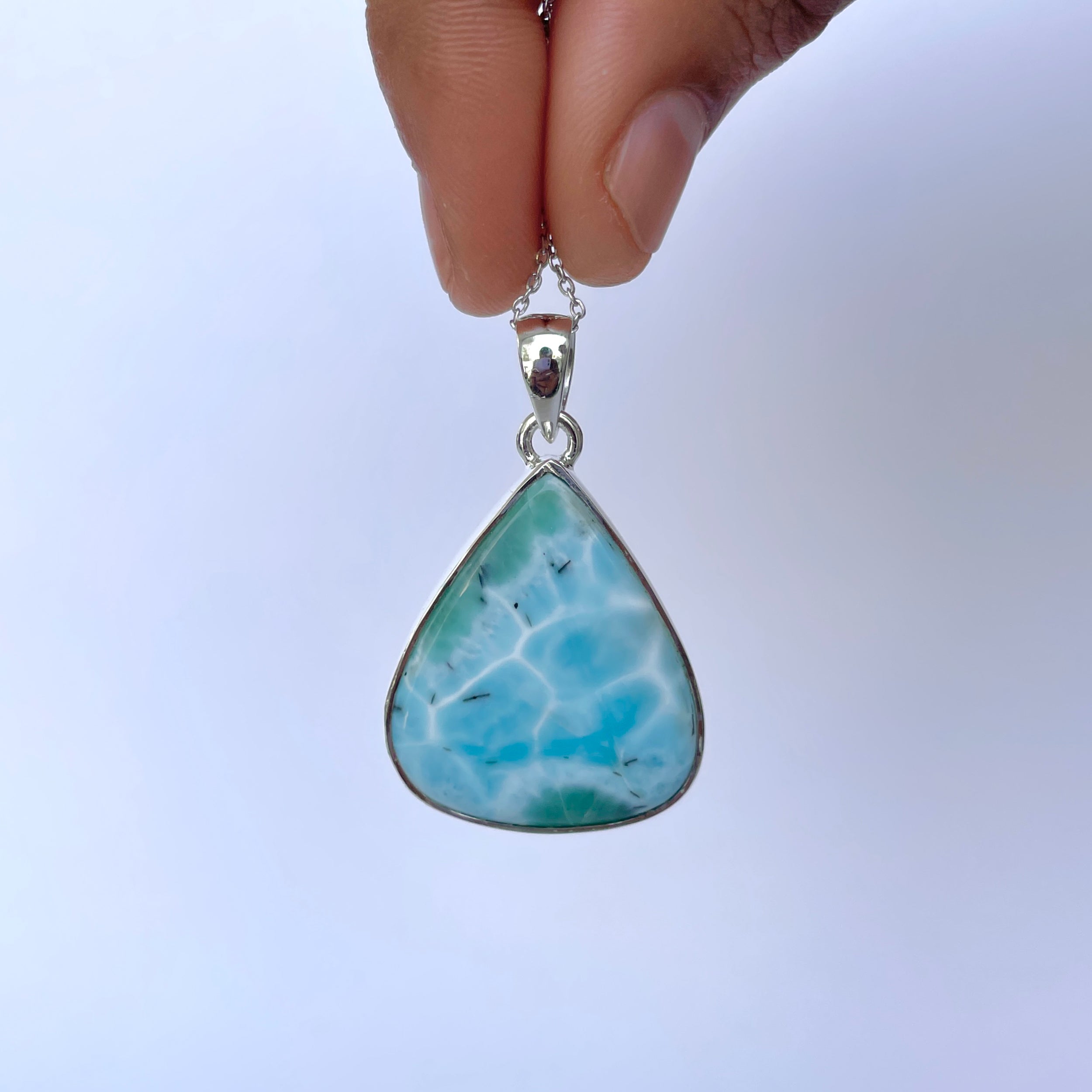 Larimar Pendant-(LAR-P-2062.)