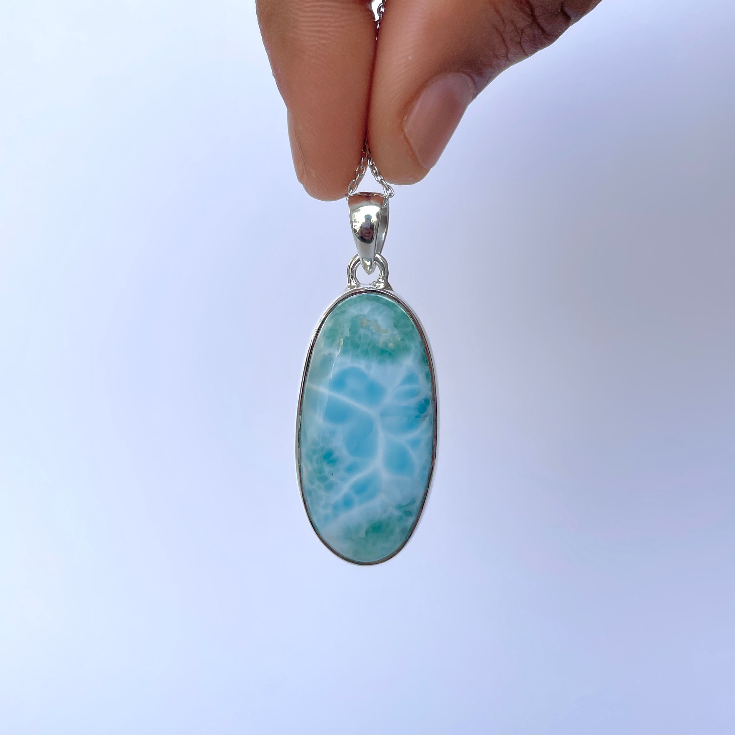 Larimar Pendant-(LAR-P-2064.)