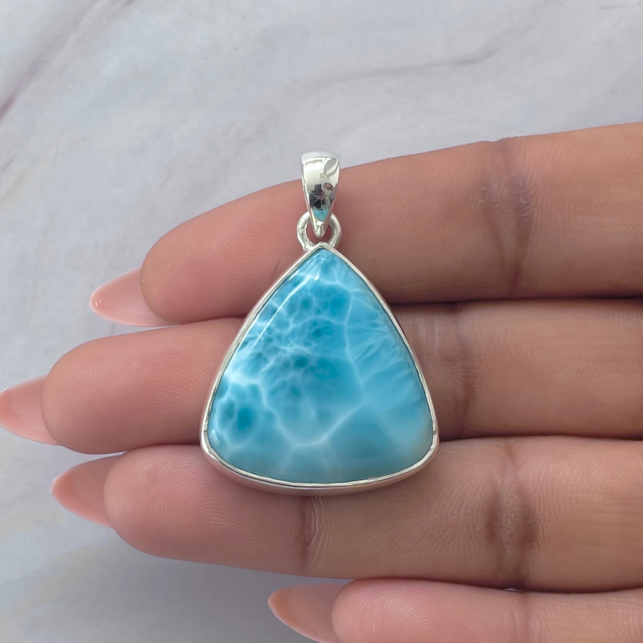 Larimar Pendant-(LAR-P-2065.)