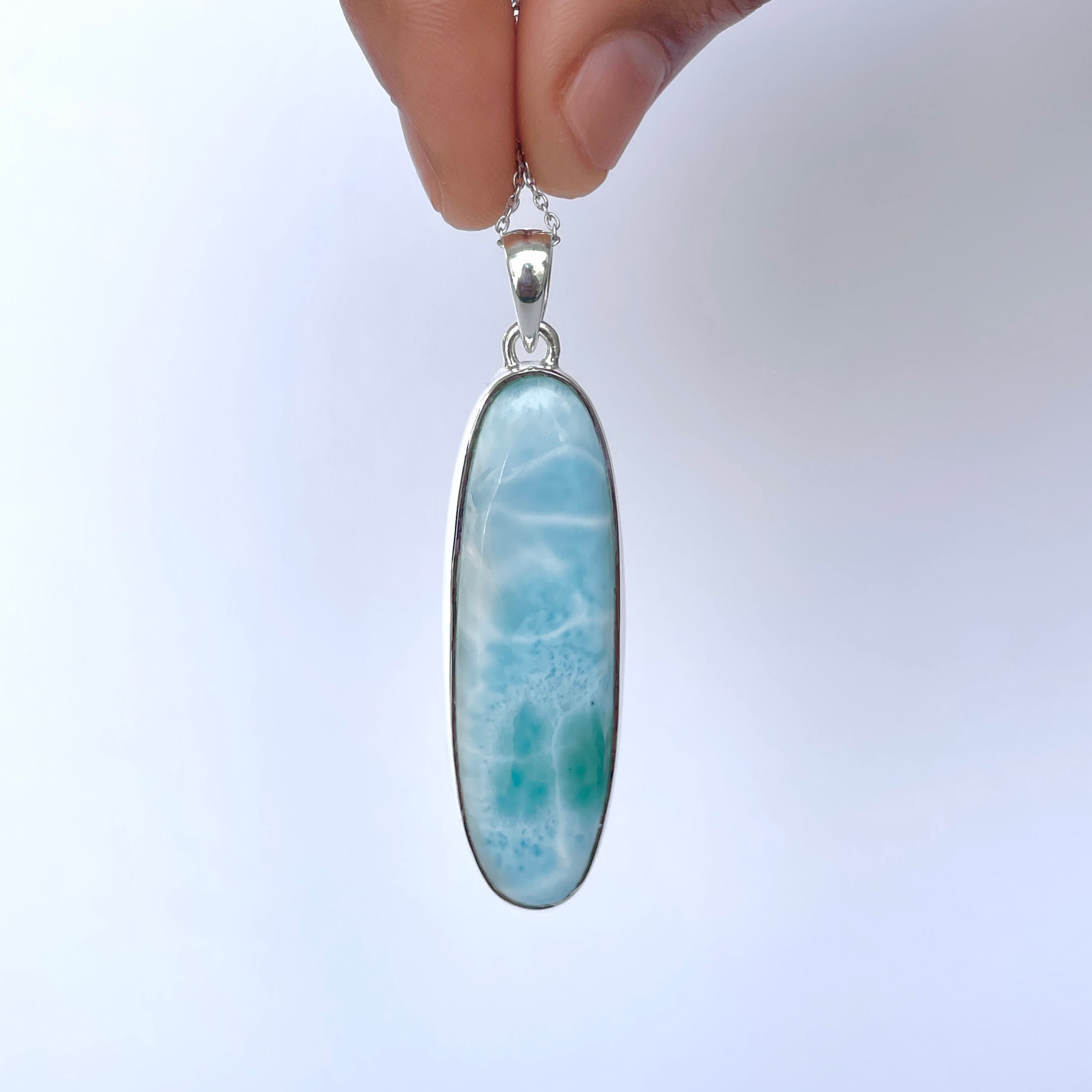 Larimar Pendant-(LAR-P-2067.)
