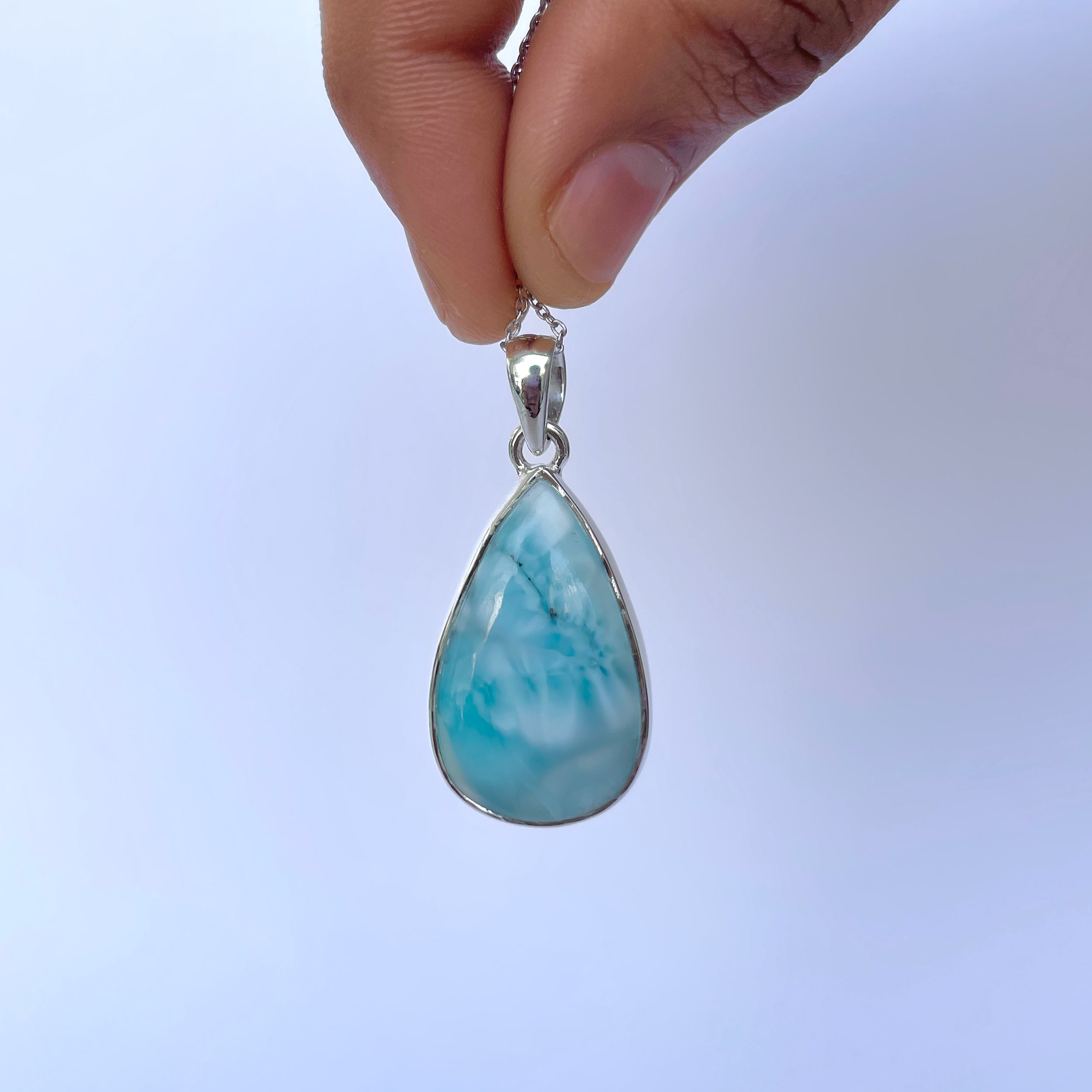 Larimar Pendant-(LAR-P-2068.)