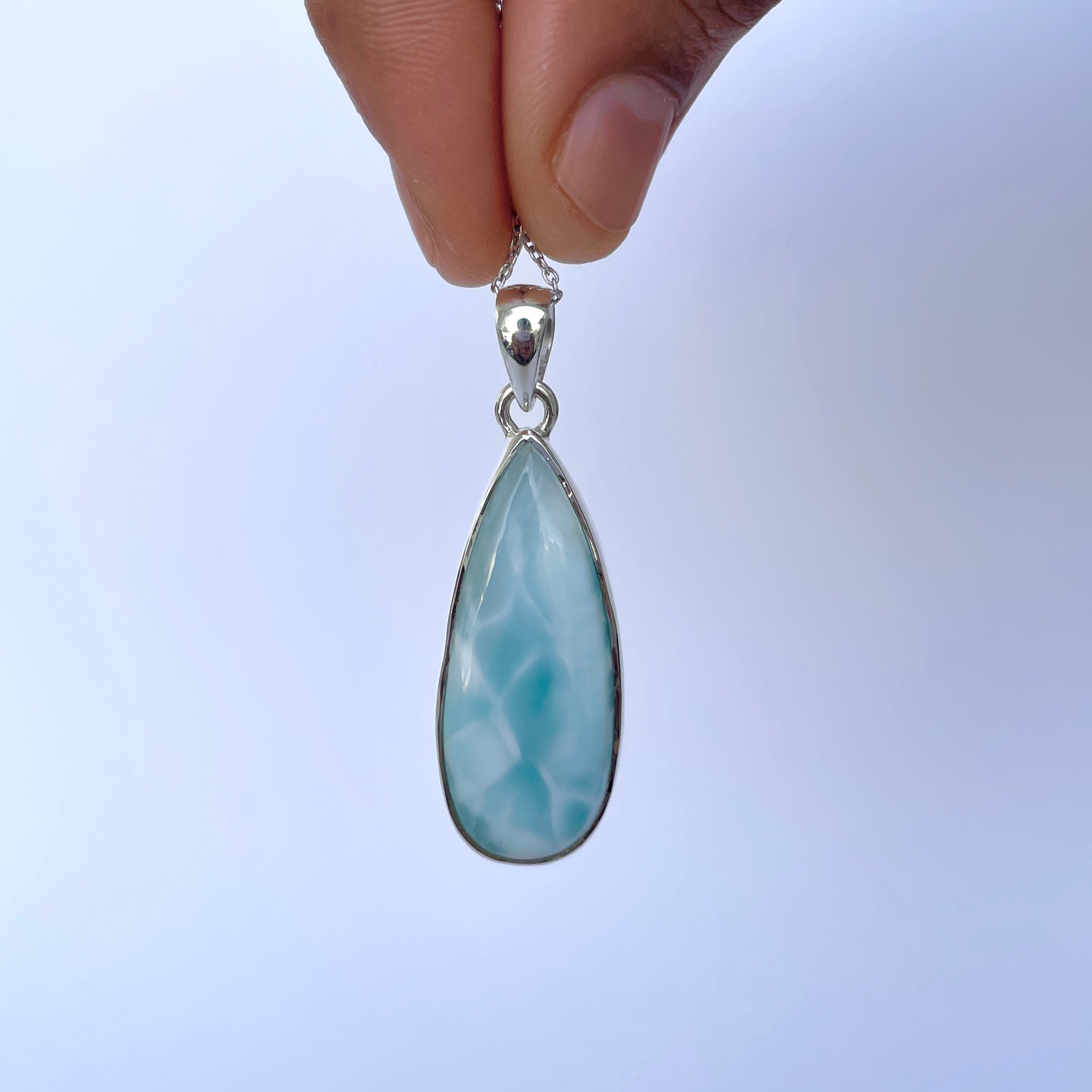 Larimar Pendant-(LAR-P-2069.)