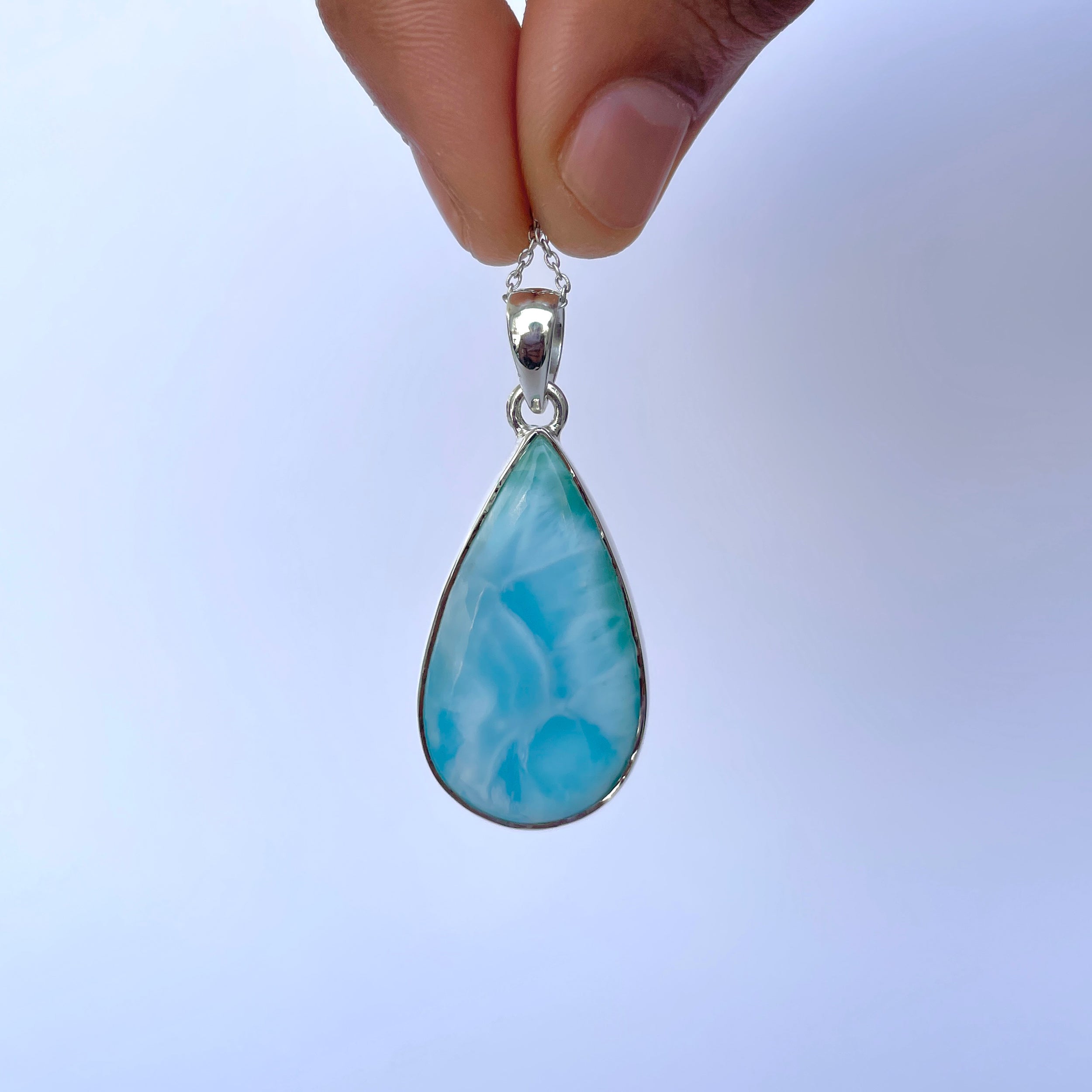 Larimar Pendant-(LAR-P-2071.)