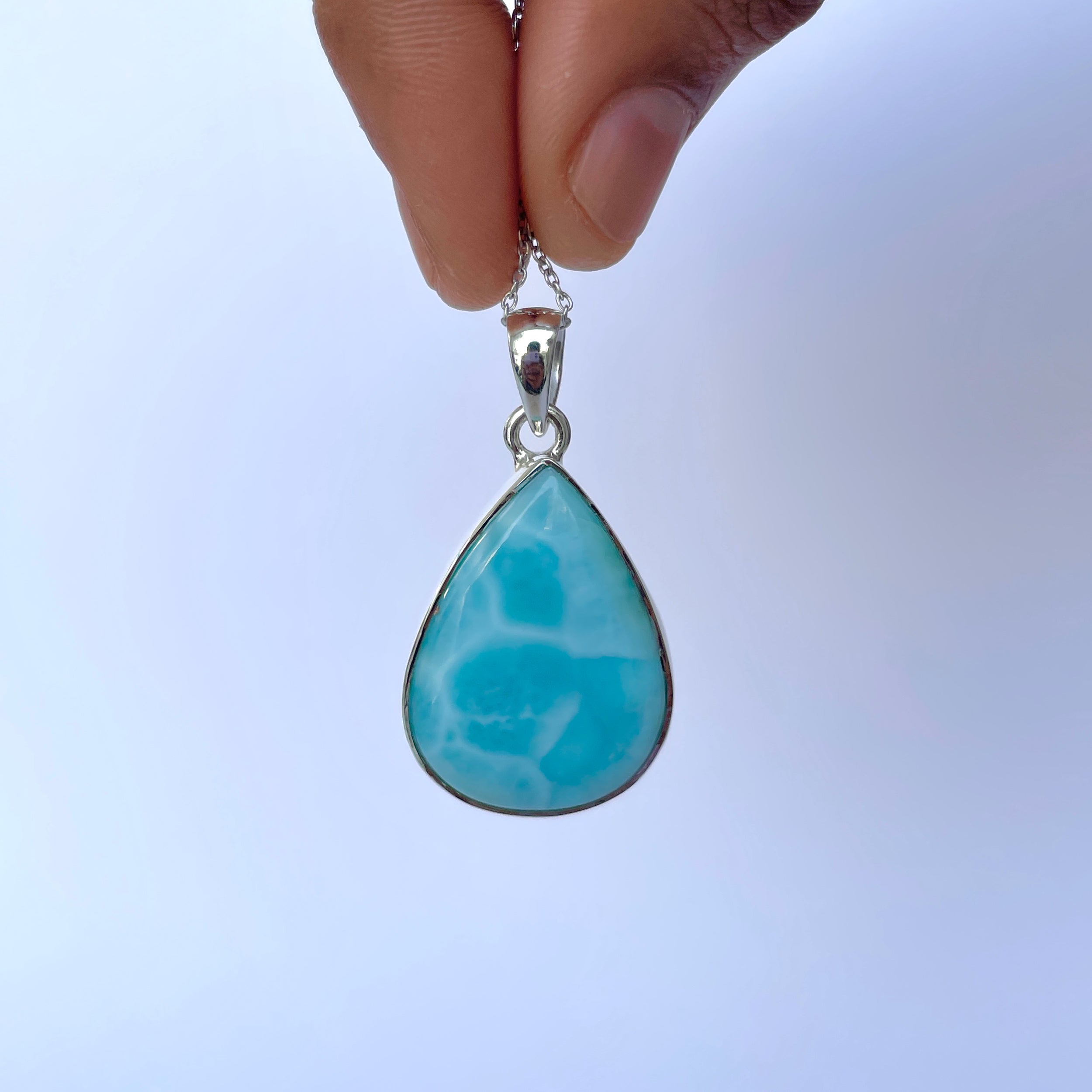 Larimar Pendant-(LAR-P-2072.)
