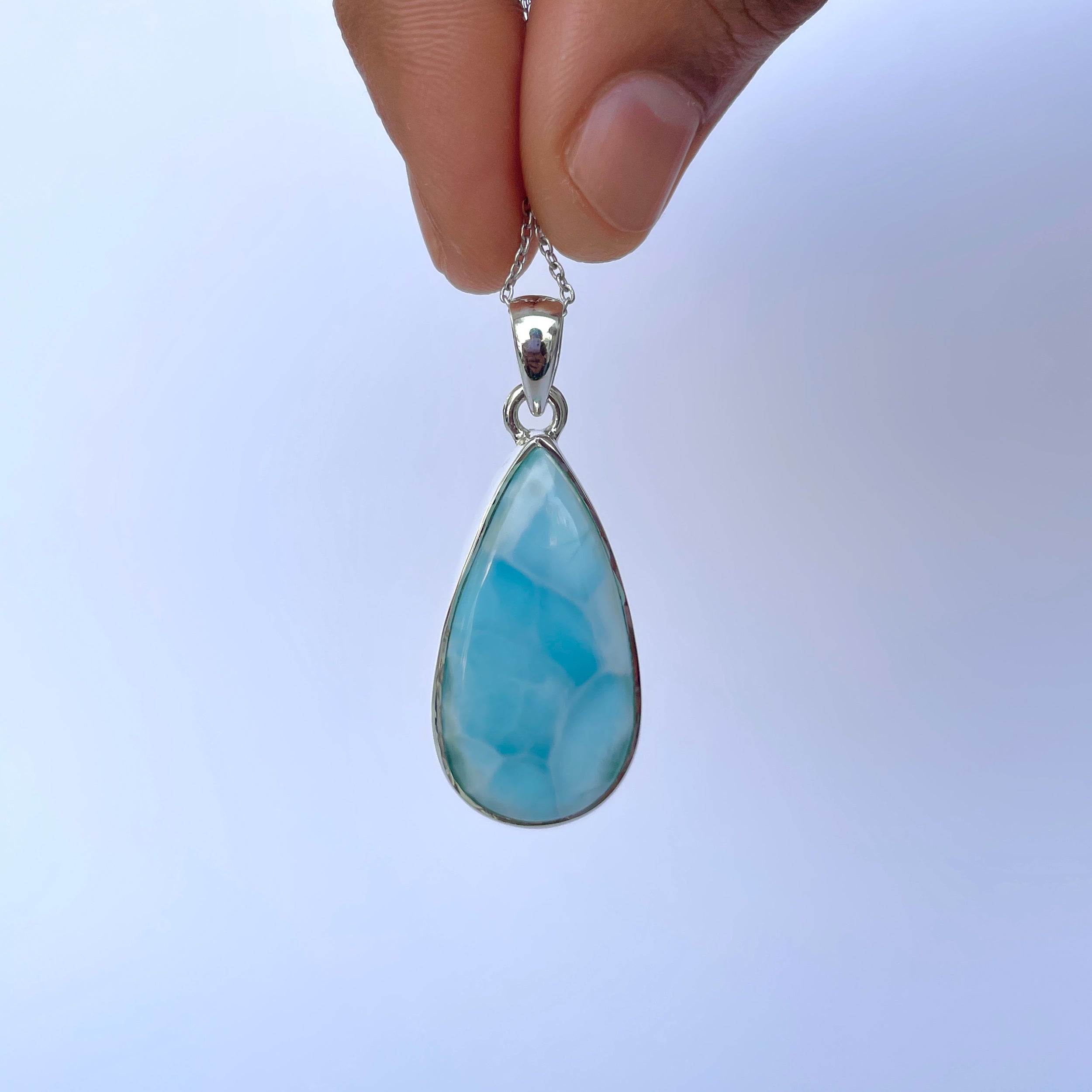 Larimar Pendant-(LAR-P-2073.)