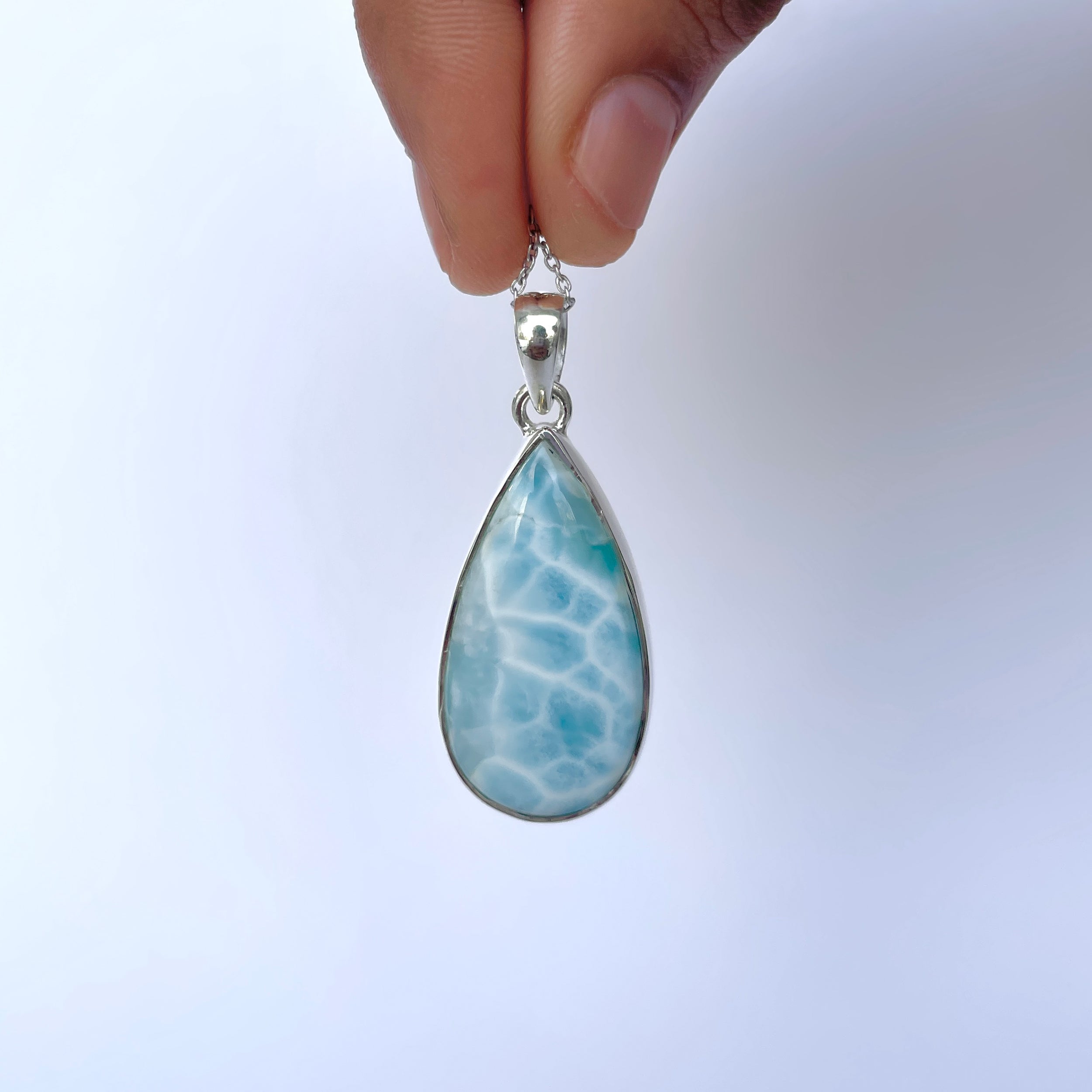 Larimar Pendant-(LAR-P-2079.)