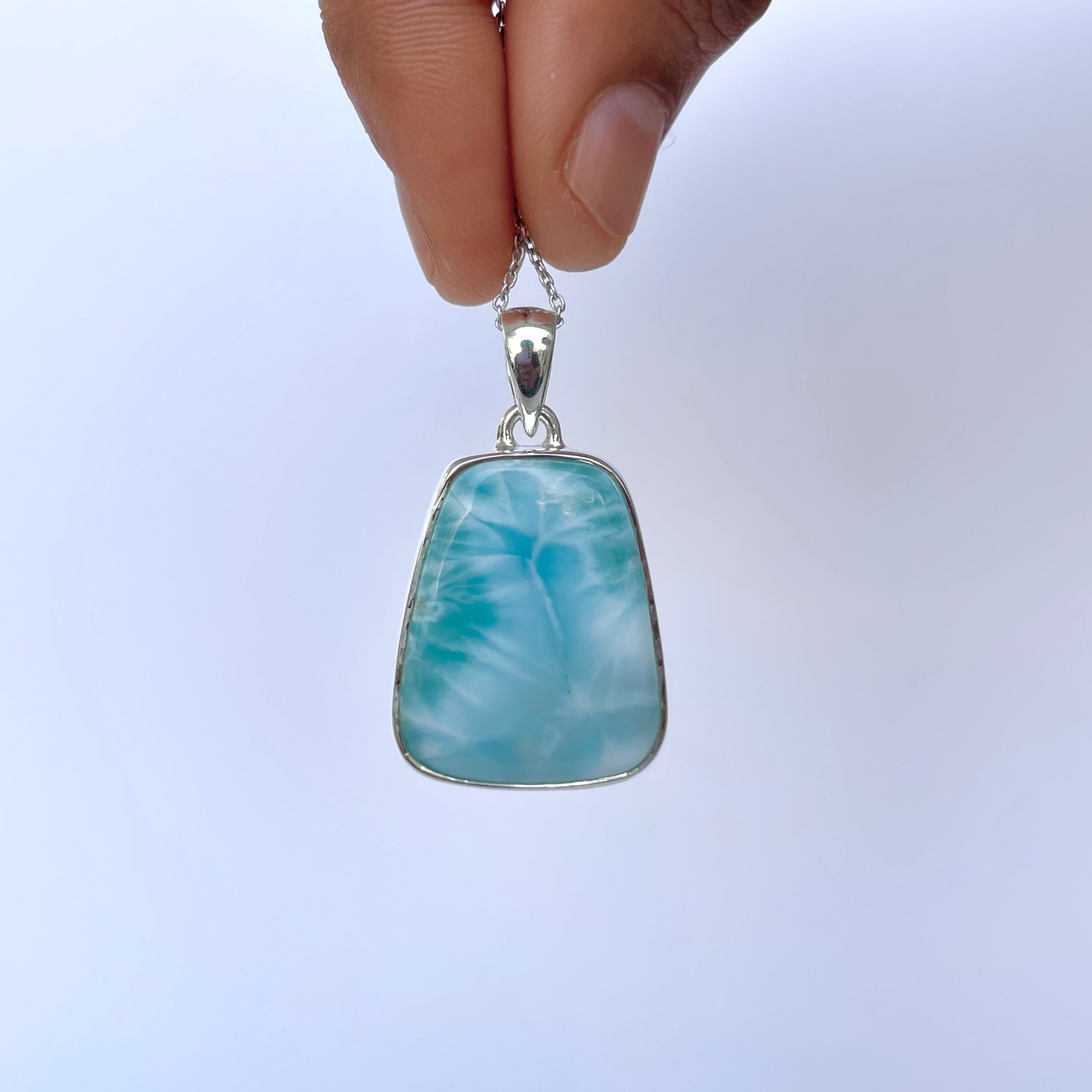 Larimar Pendant-(LAR-P-2080.)