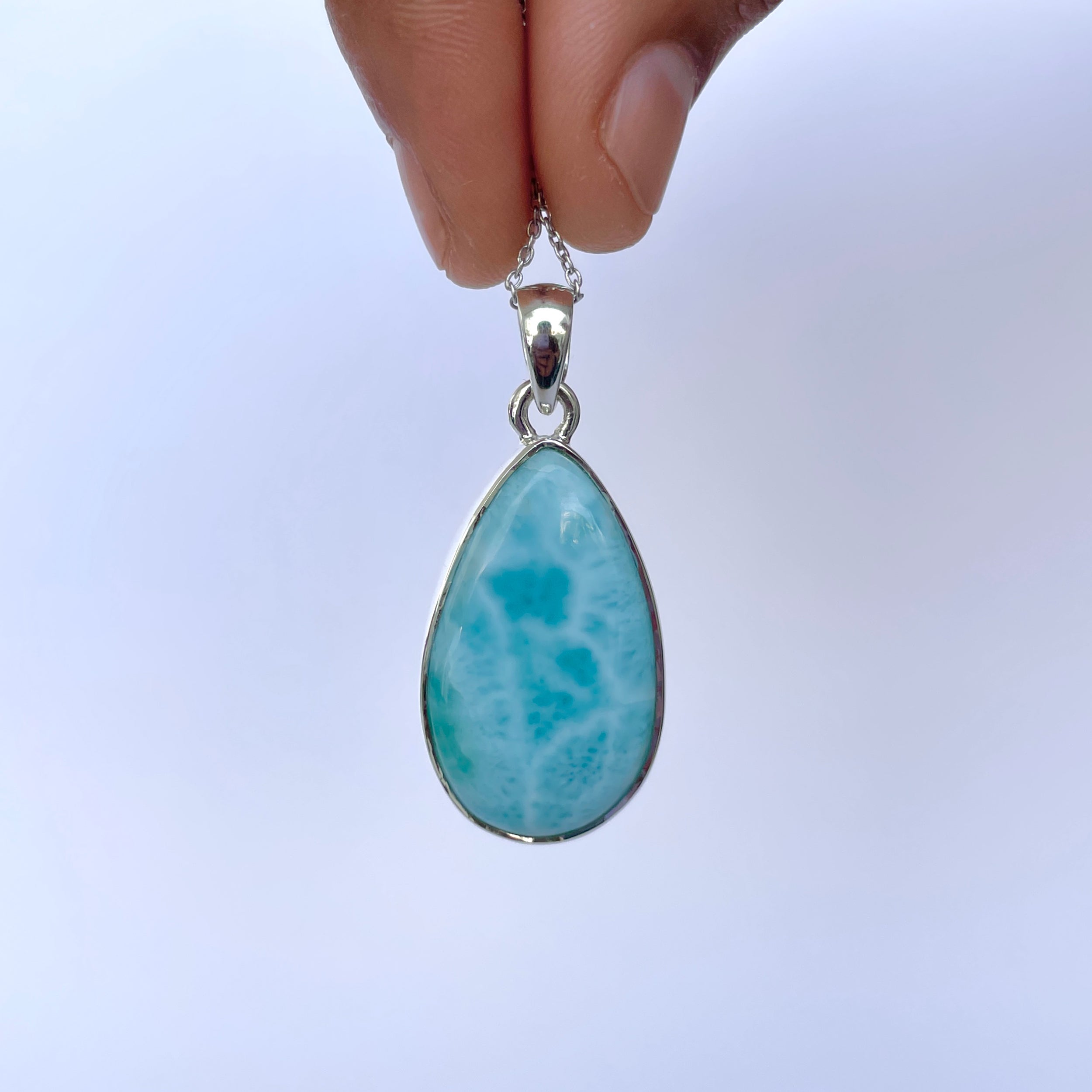 Larimar Pendant-(LAR-P-2084.)