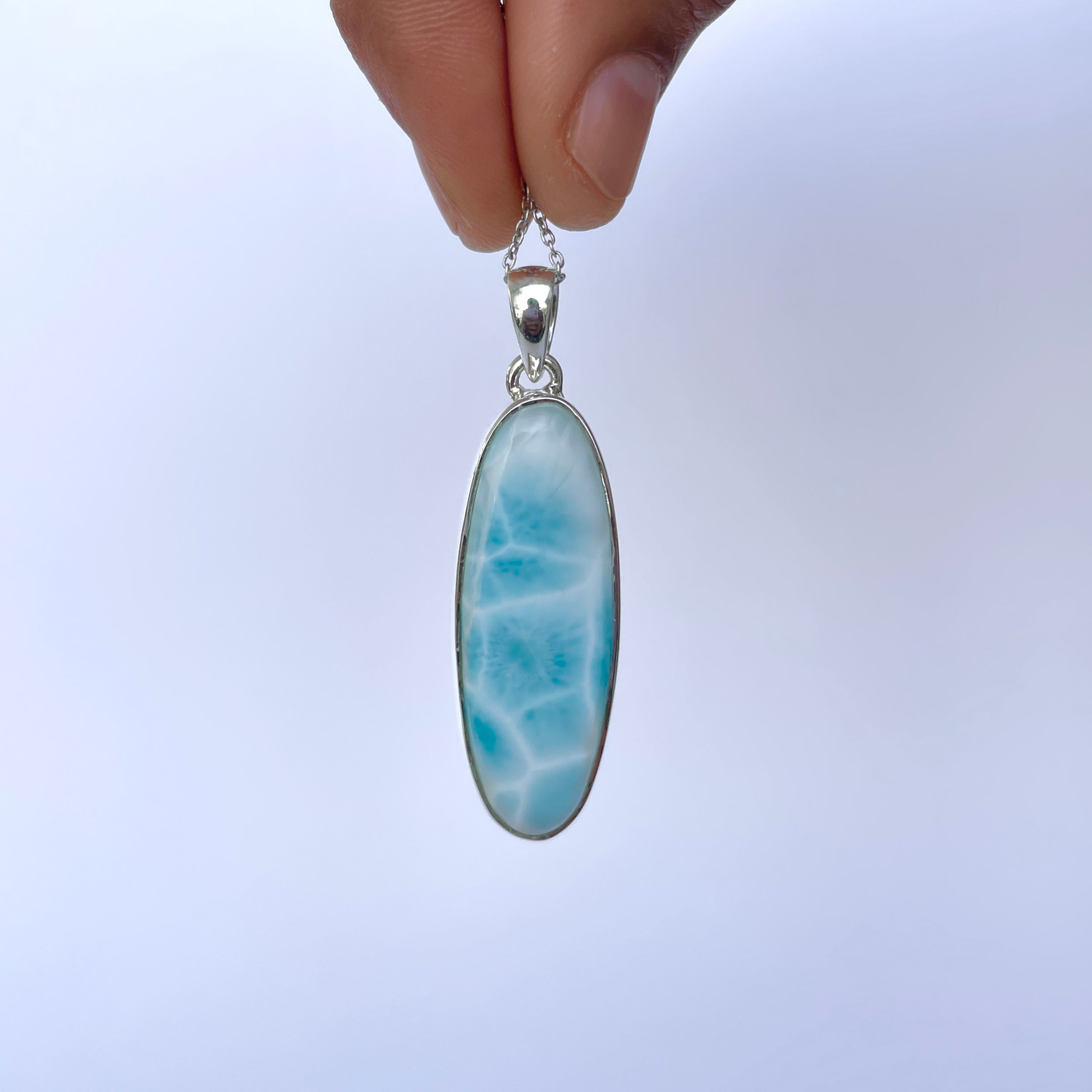 Larimar Pendant-(LAR-P-2085.)