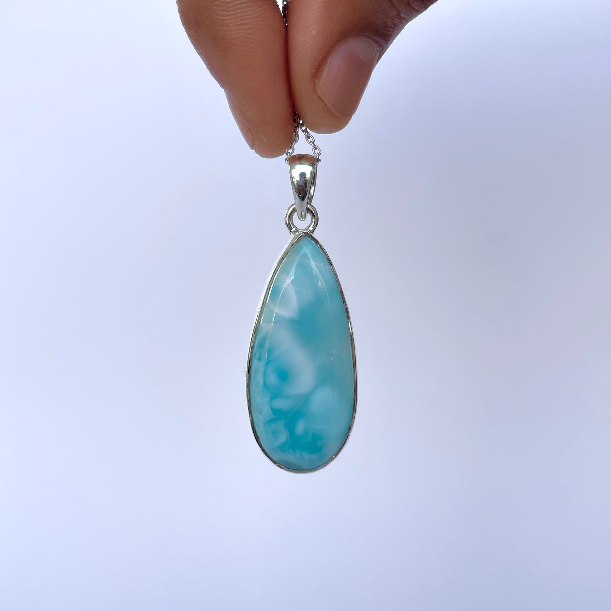 Larimar Pendant-(LAR-P-2086.)