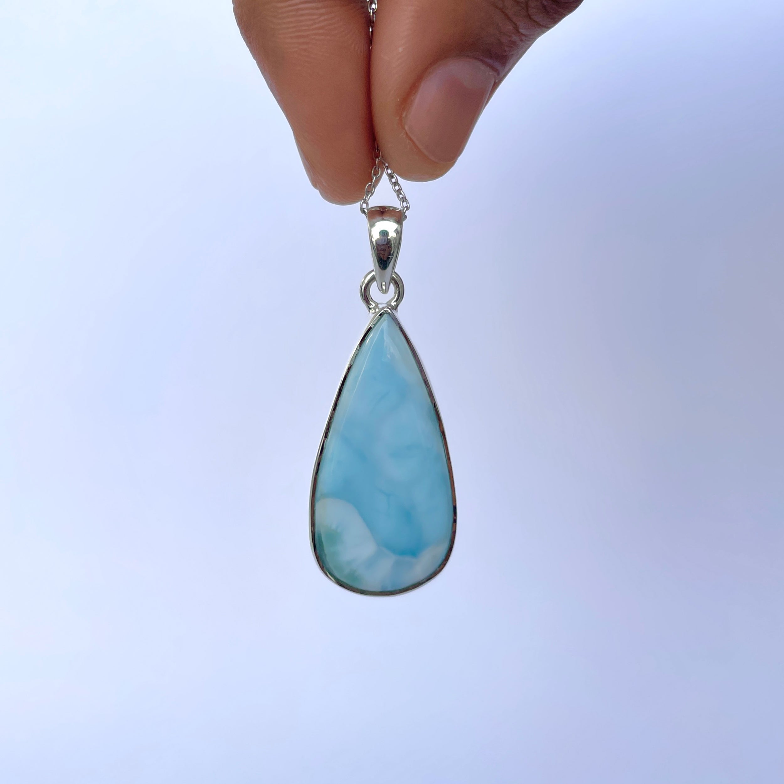Larimar Pendant-(LAR-P-2087.)