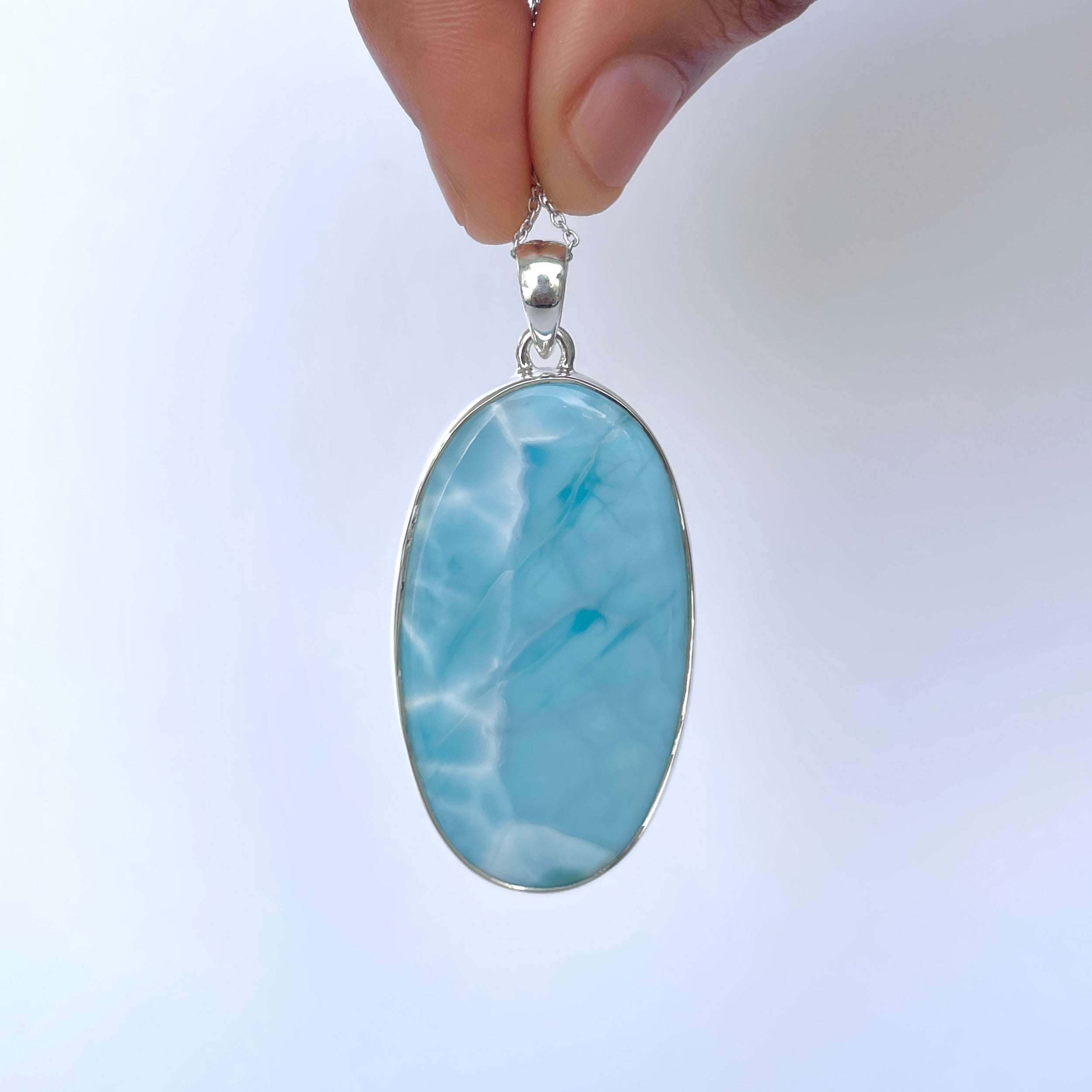 Larimar Pendant-(LAR-P-2089.)