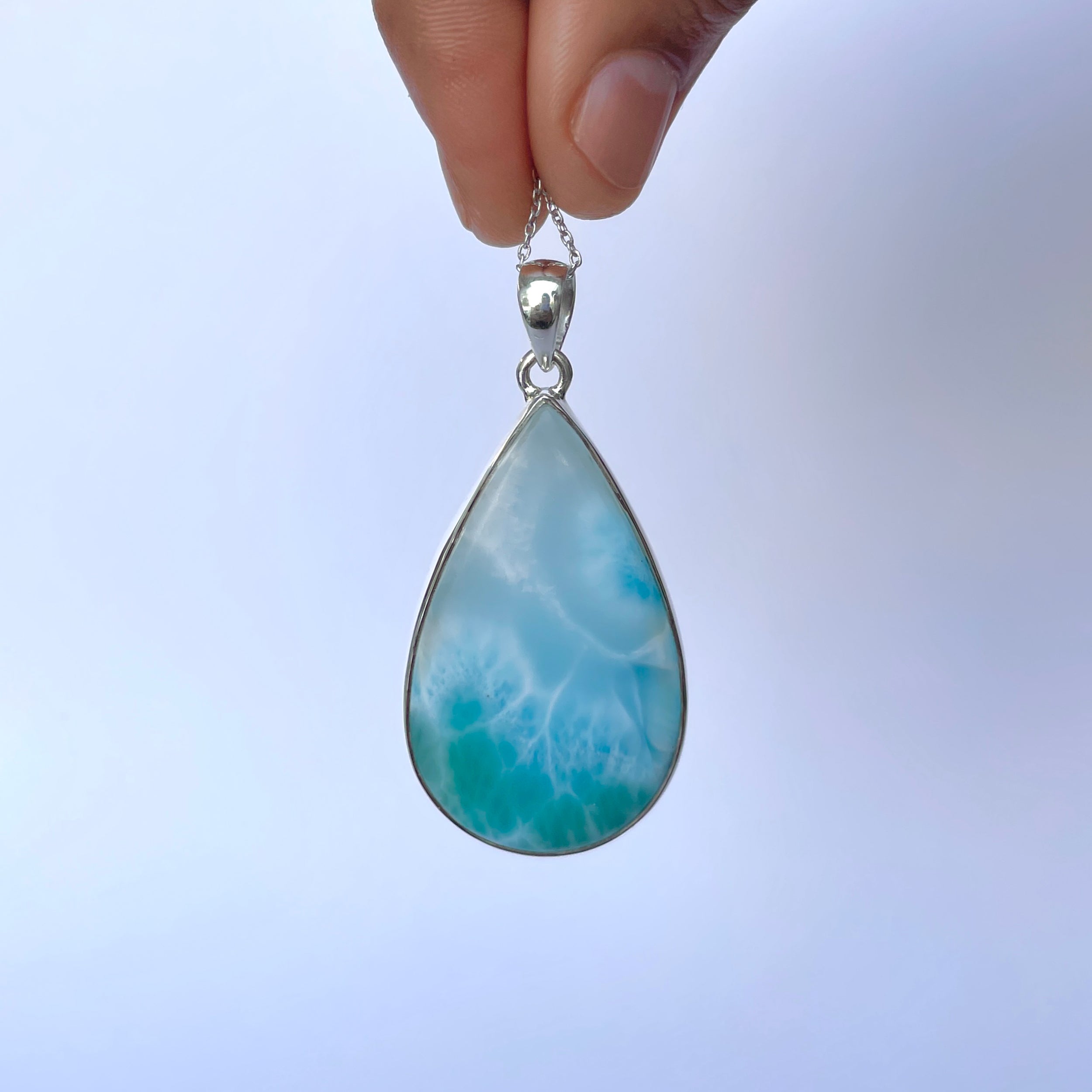 Larimar Pendant-(LAR-P-2091.)