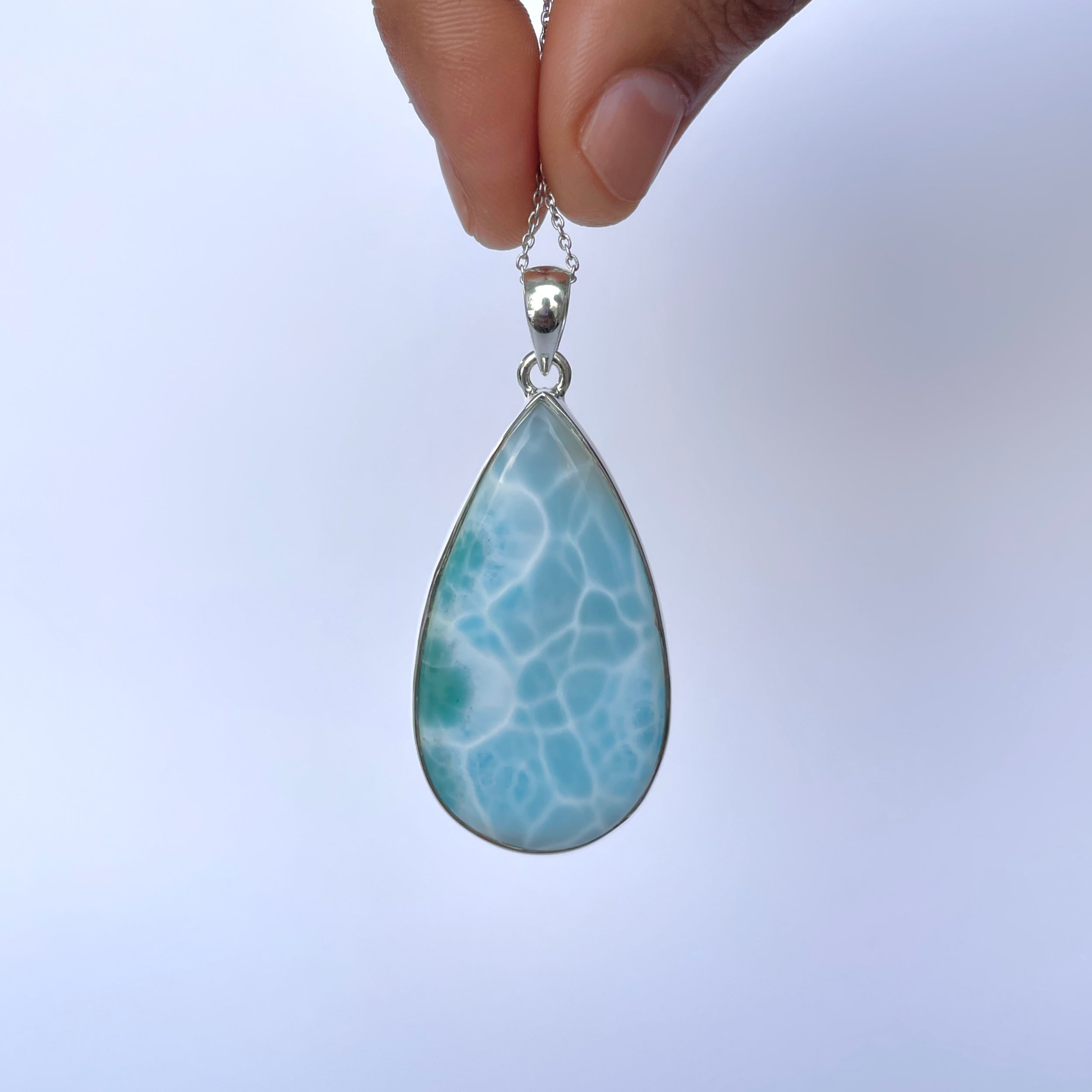 Larimar Pendant-(LAR-P-2092.)