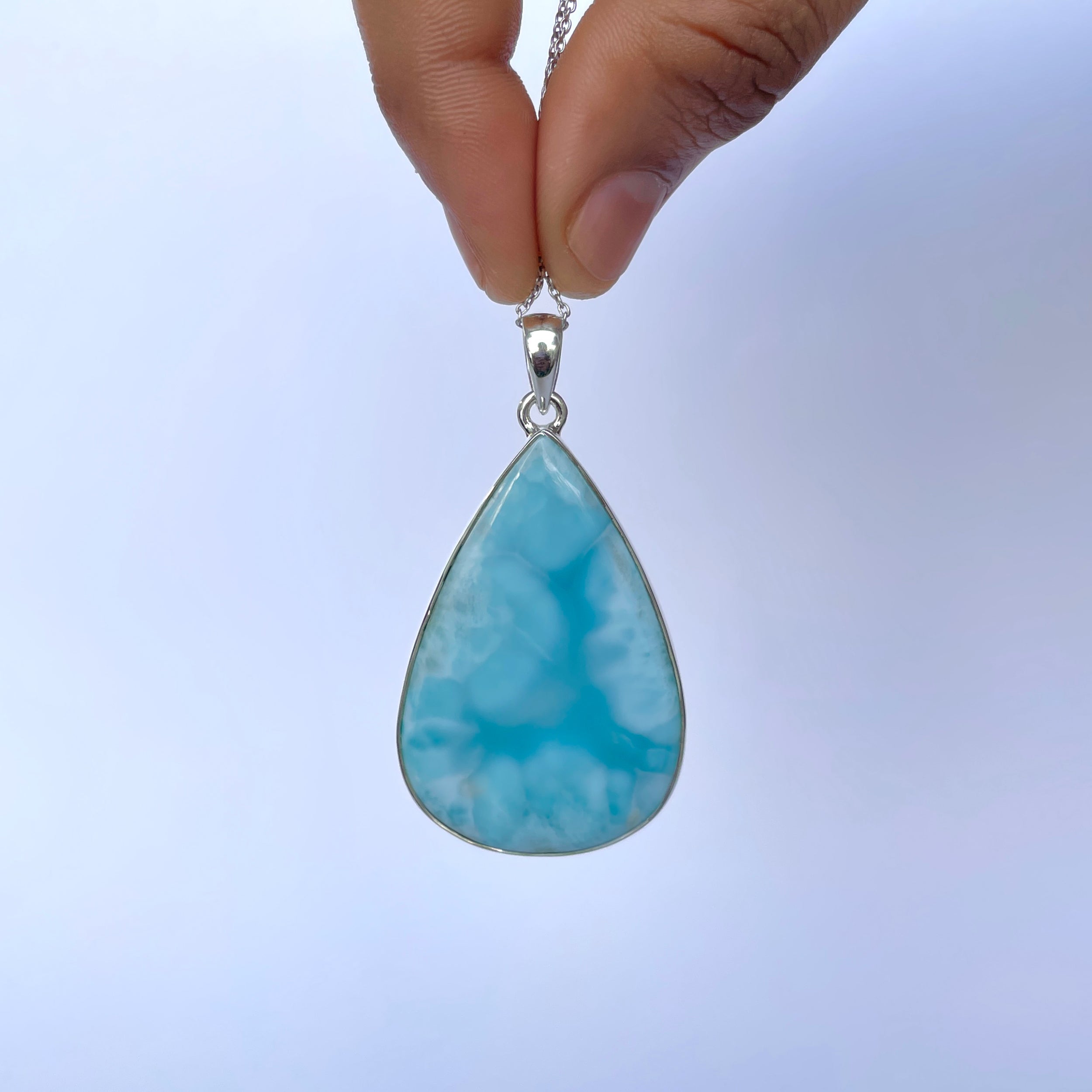 Larimar Pendant-(LAR-P-2093.)