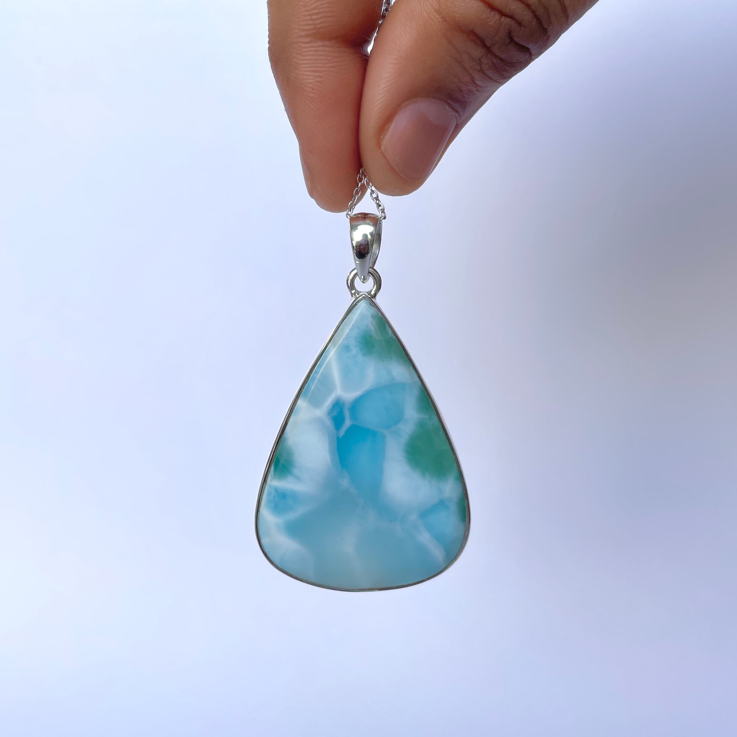 Larimar Pendant-(LAR-P-2094.)