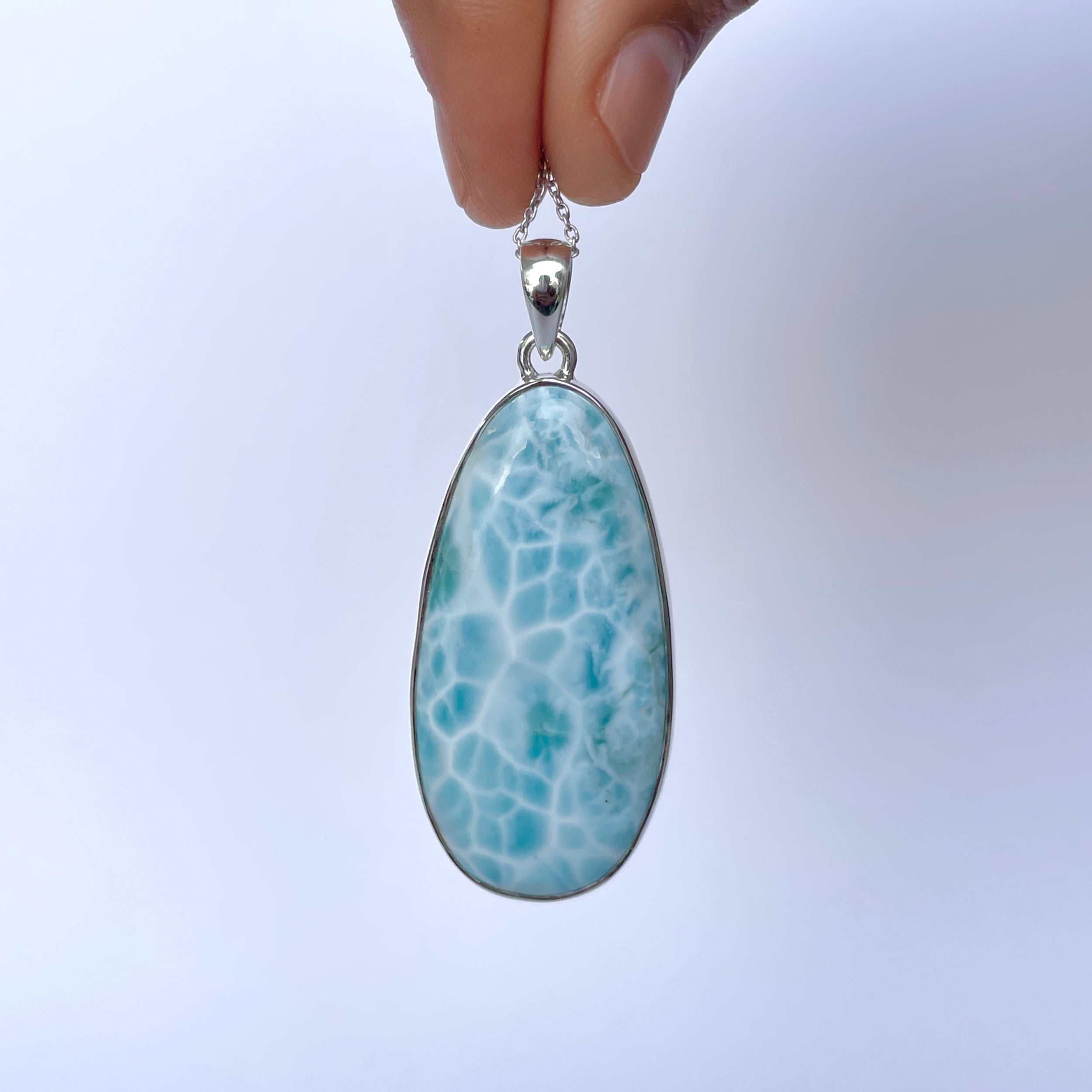 Larimar Pendant-(LAR-P-2095.)