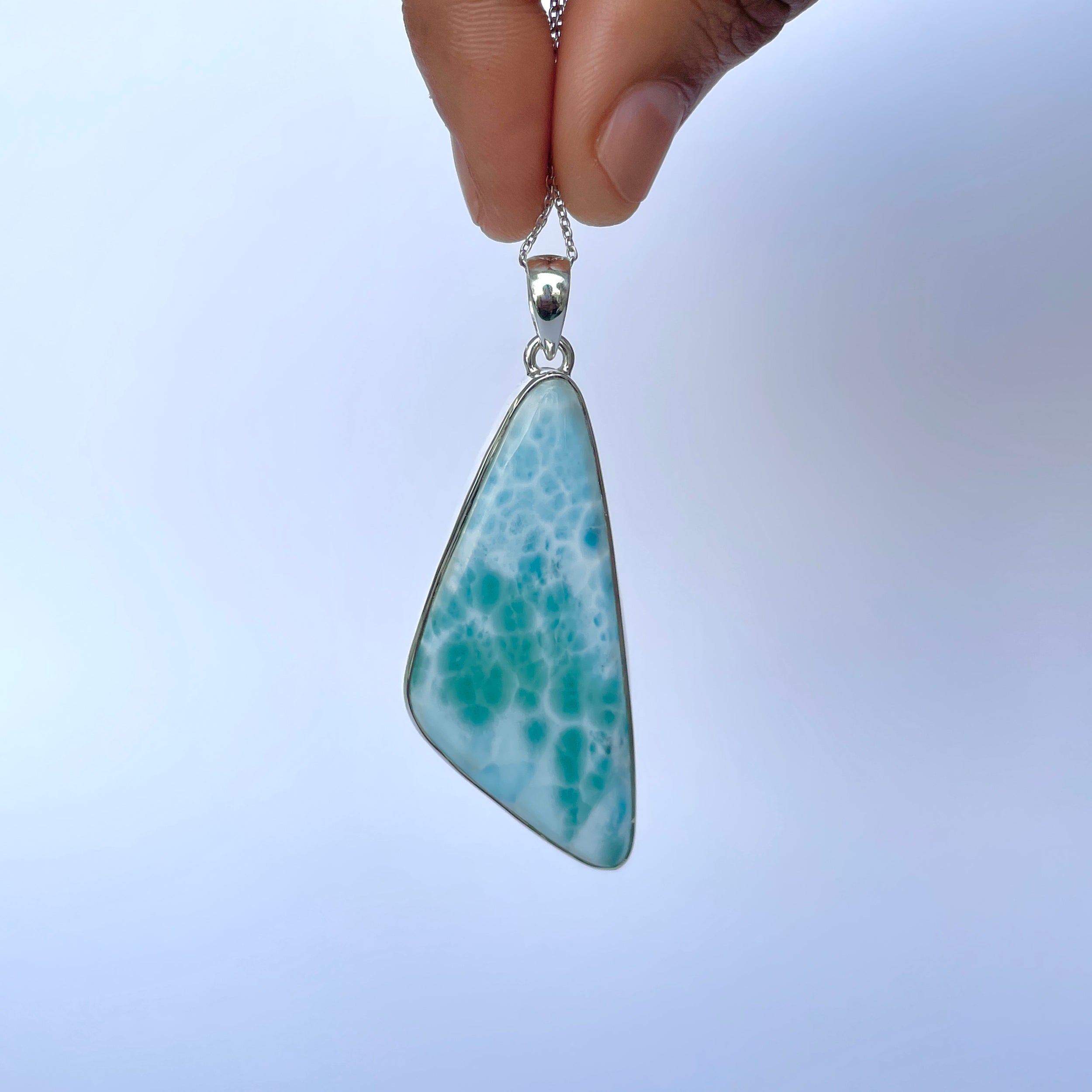 Larimar Pendant-(LAR-P-2096.)