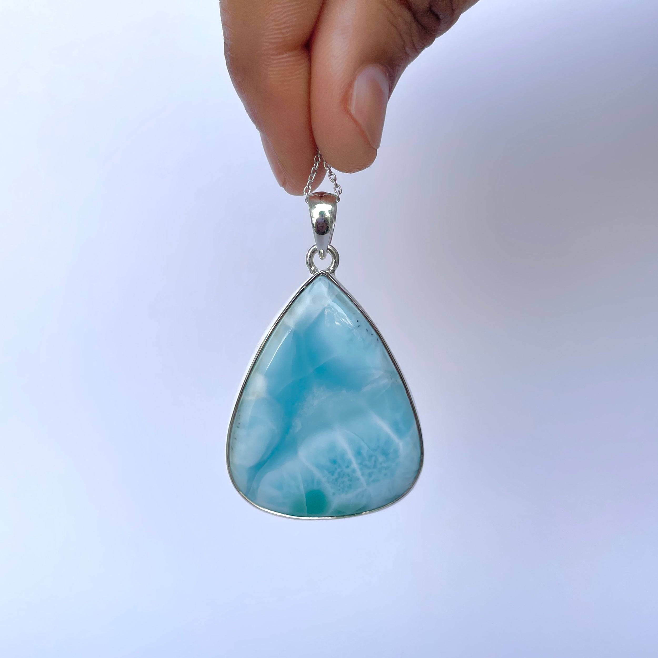 Larimar Pendant-(LAR-P-2097.)