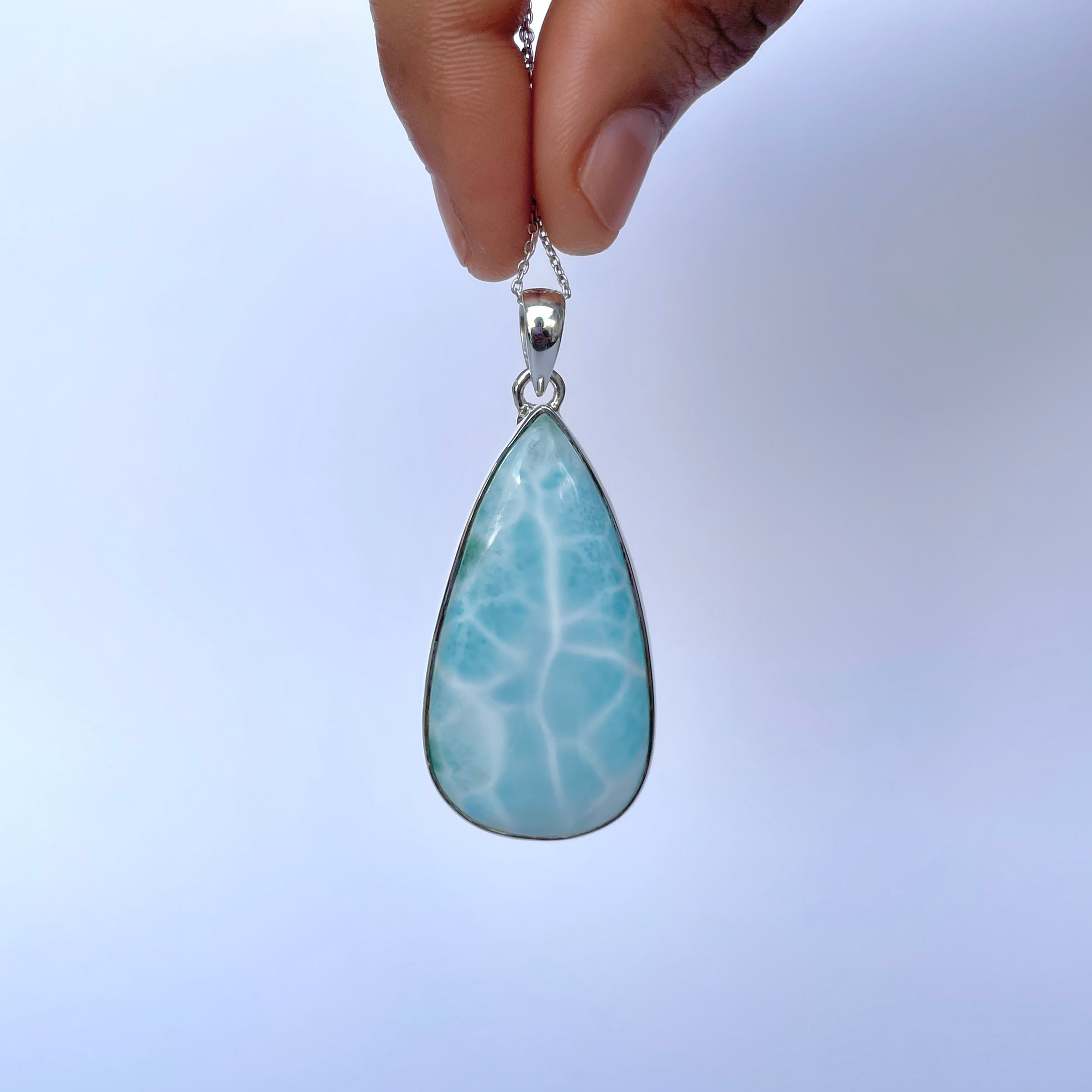 Larimar Pendant-(LAR-P-2099.)