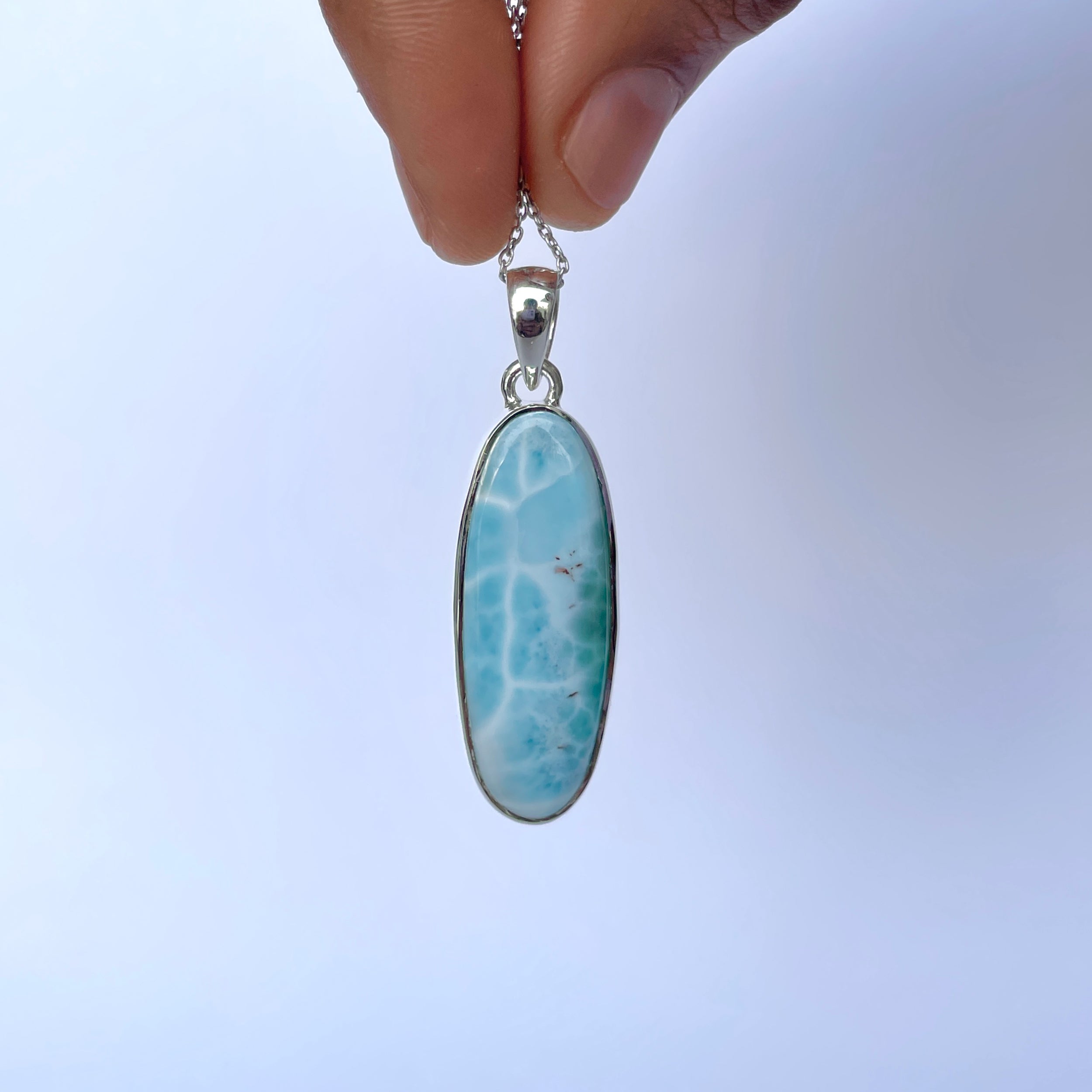 Larimar Pendant-(LAR-P-2100.)