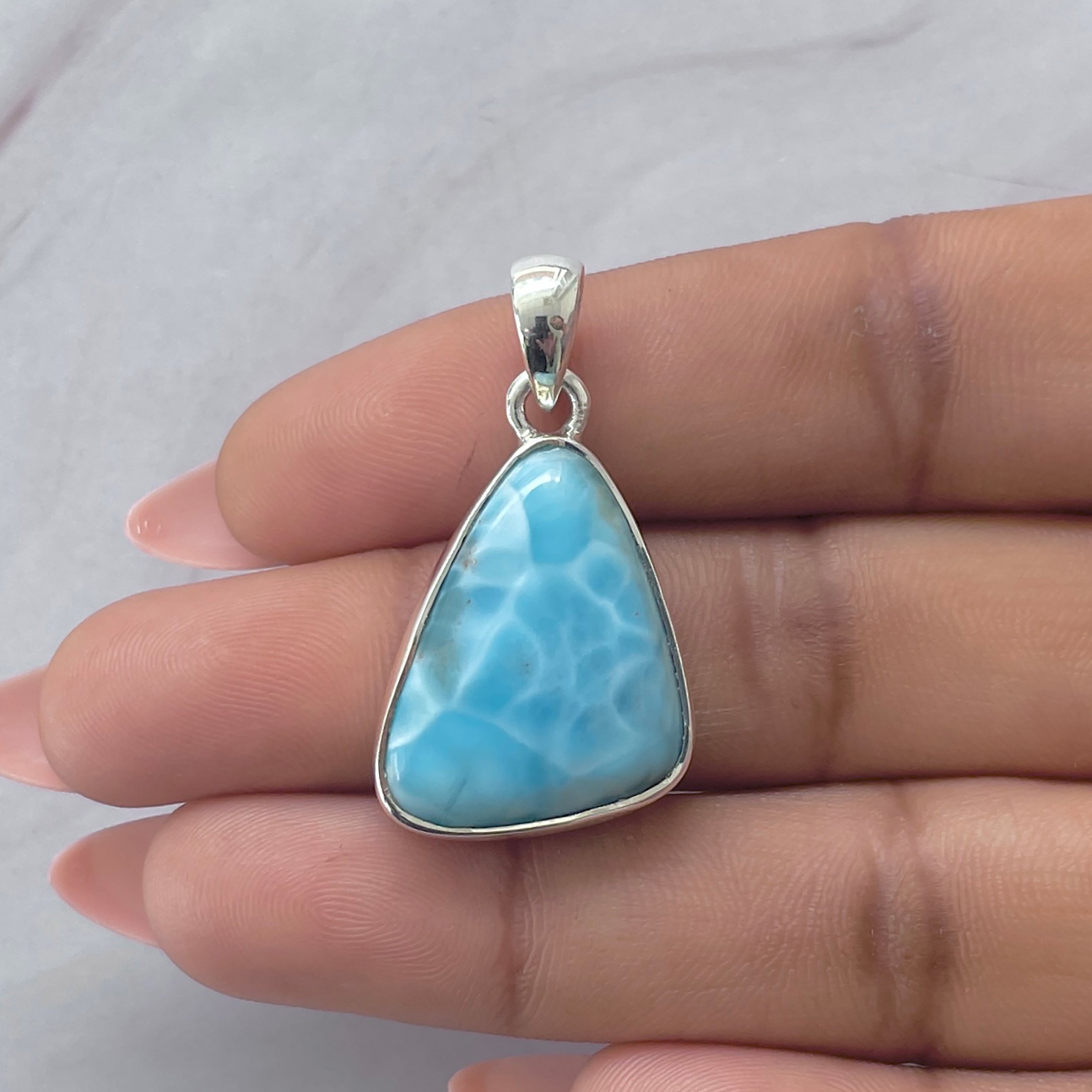 Larimar Pendant-(LAR-P-2102.)