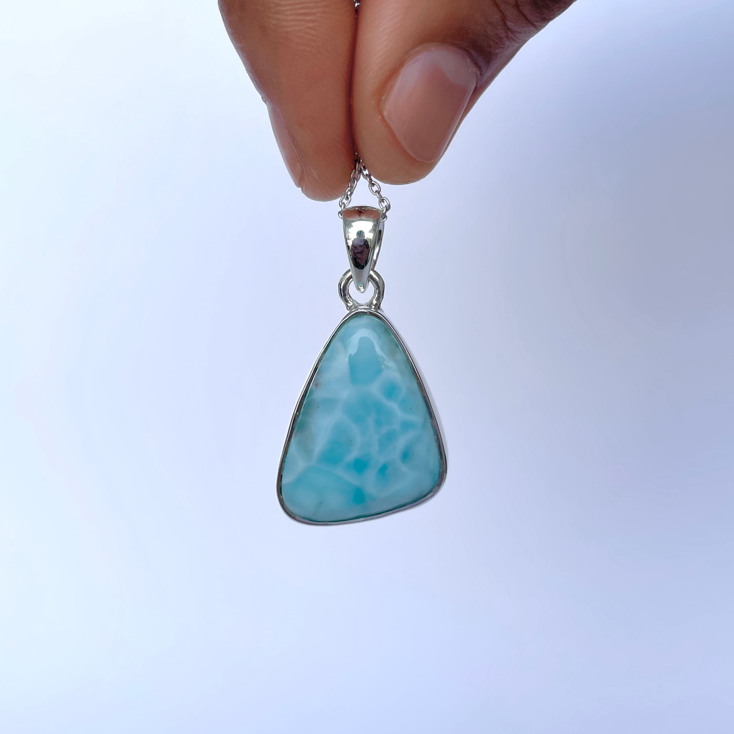 Larimar Pendant-(LAR-P-2102.)