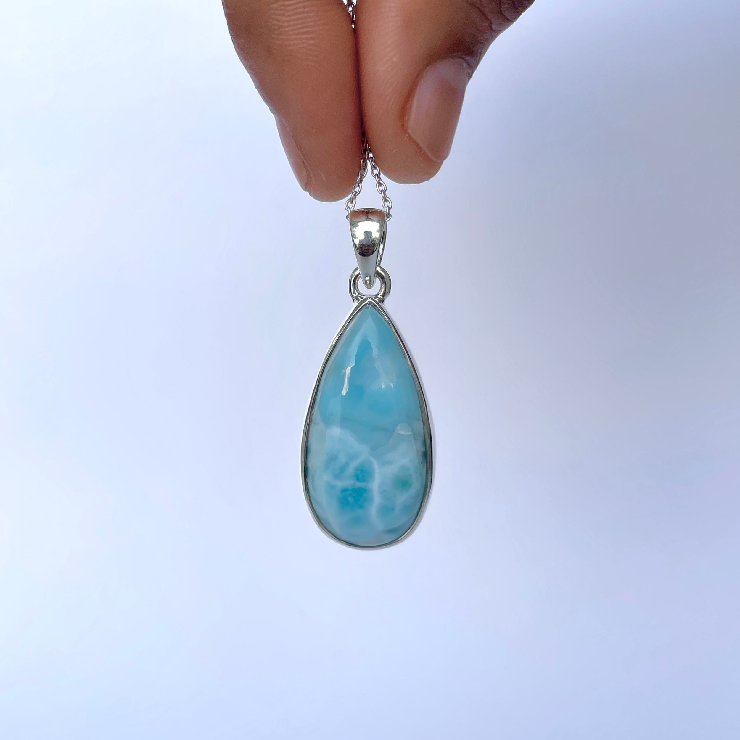 Larimar Pendant-(LAR-P-2103.)