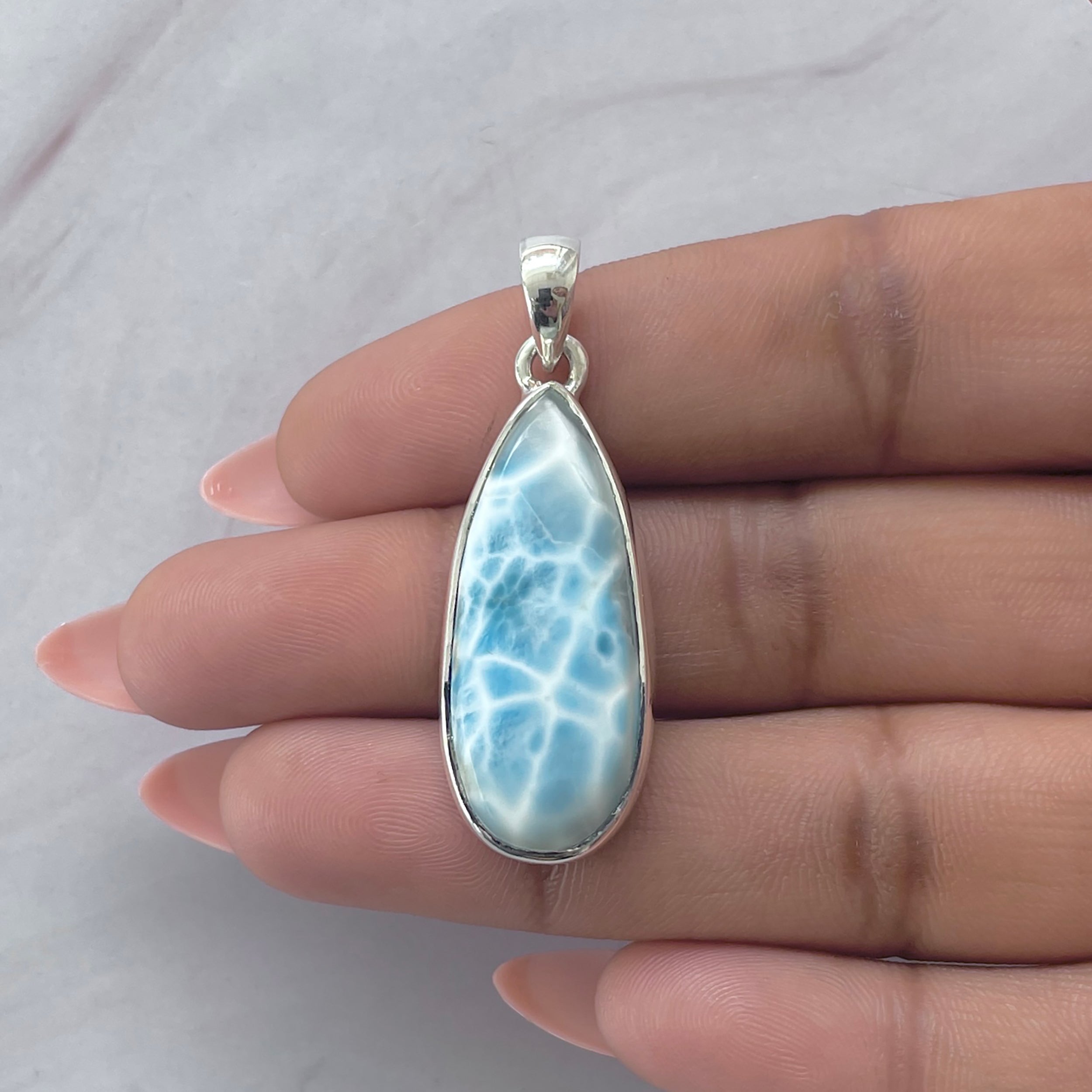 Larimar Pendant-(LAR-P-2105.)