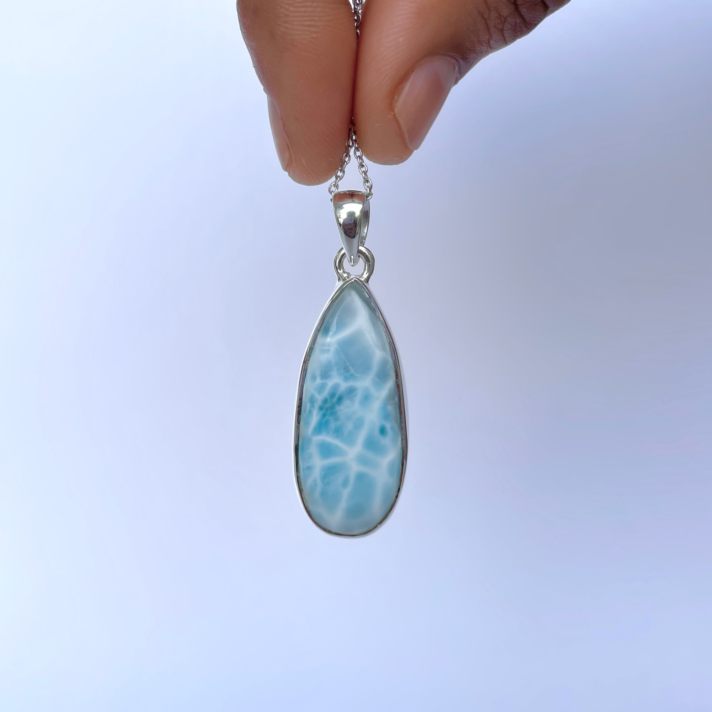Larimar Pendant-(LAR-P-2105.)