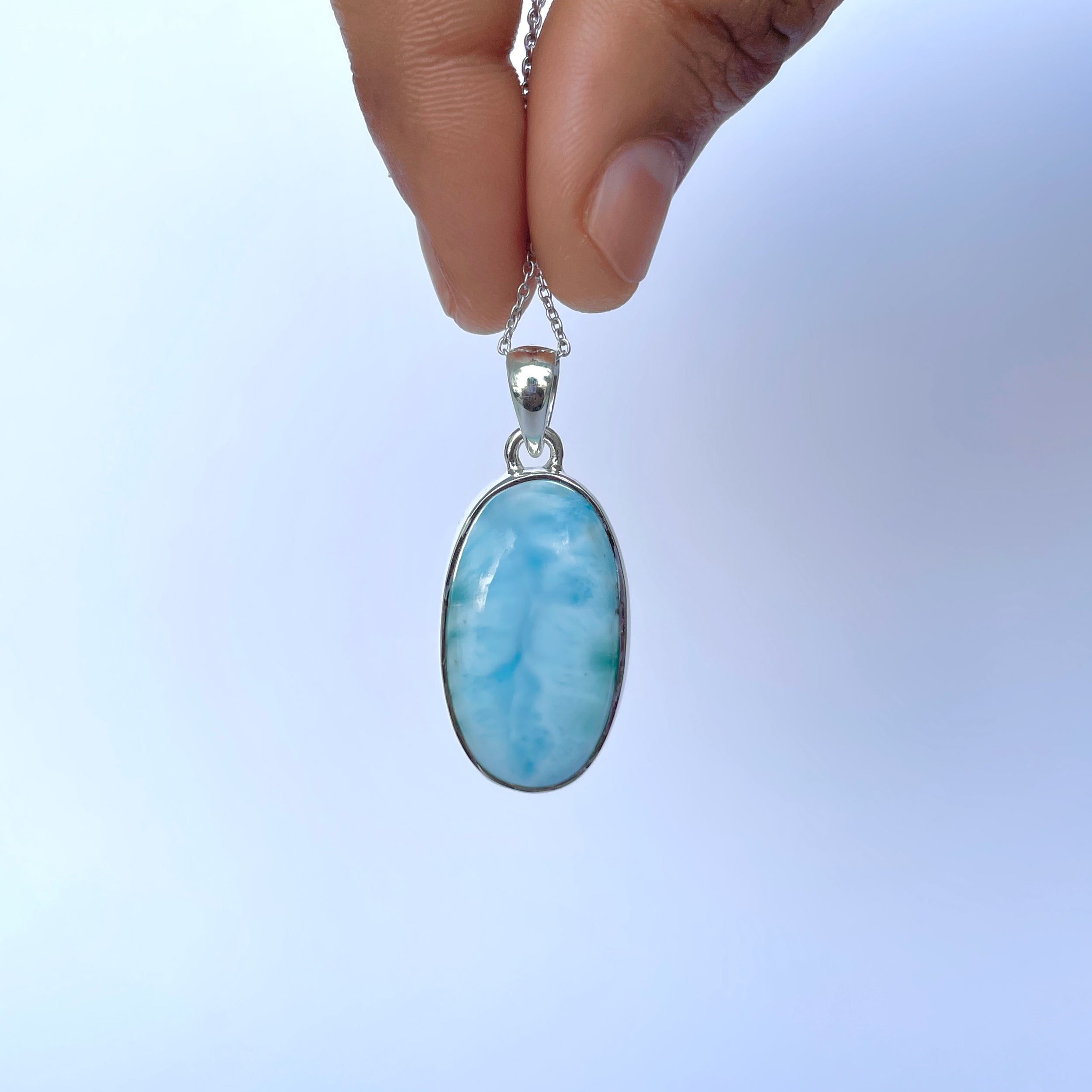 Larimar Pendant-(LAR-P-2106.)