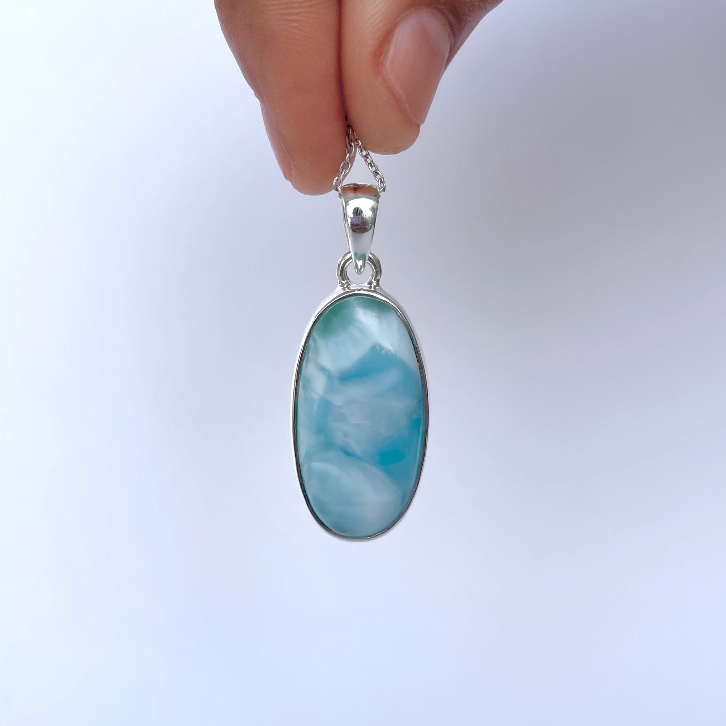 Larimar Pendant-(LAR-P-2108.)
