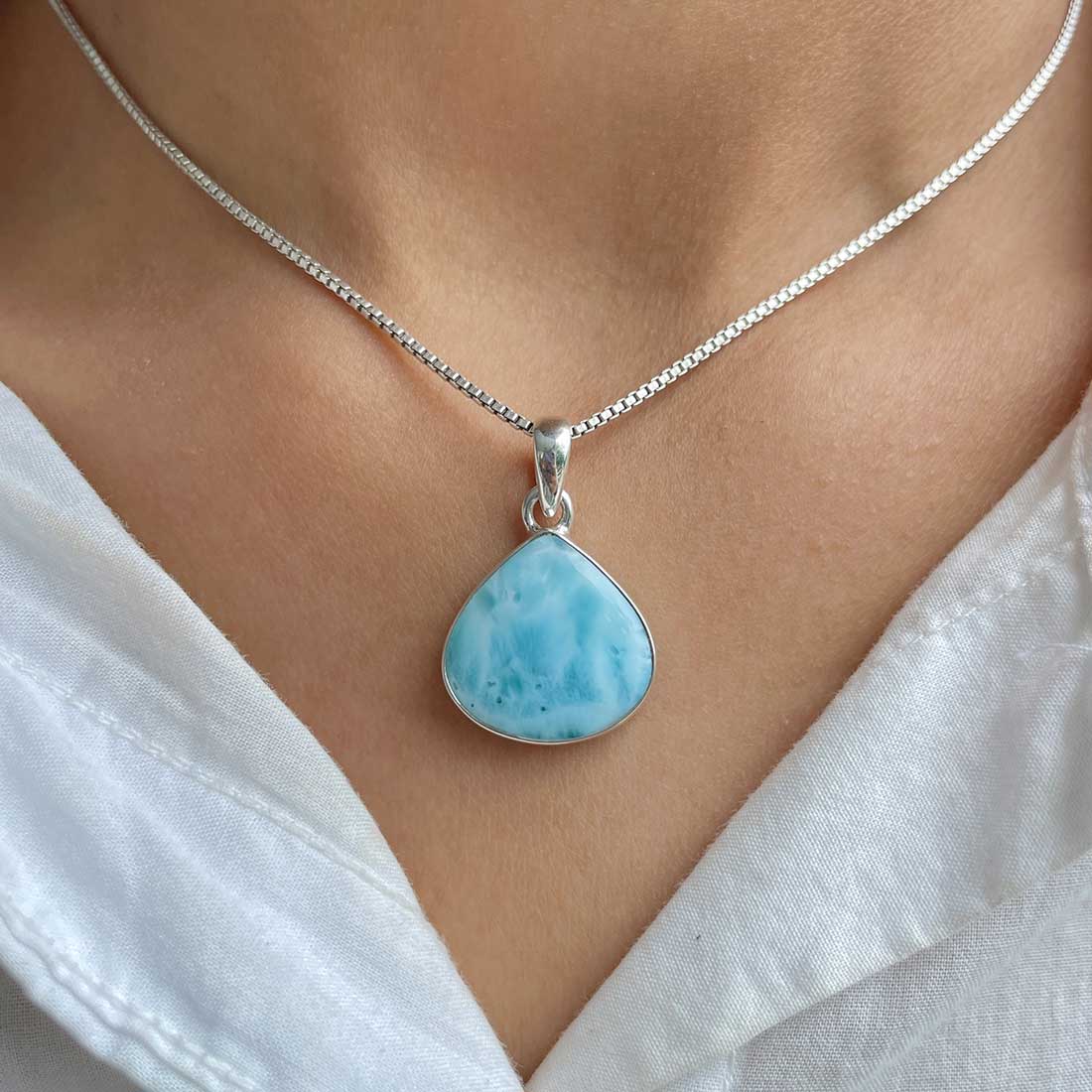 Larimar Pendant-(LAR-P-251.)