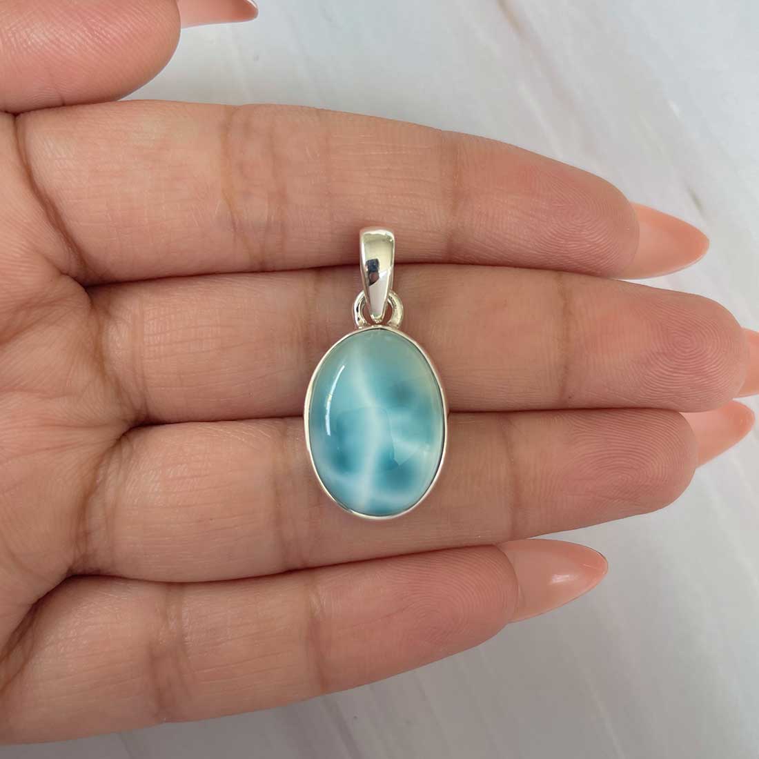 Larimar Pendant-(LAR-P-301.)
