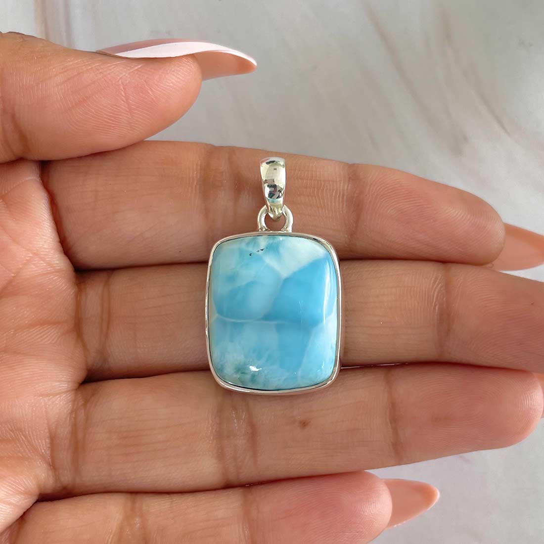 Larimar Pendant-(LAR-P-561.)