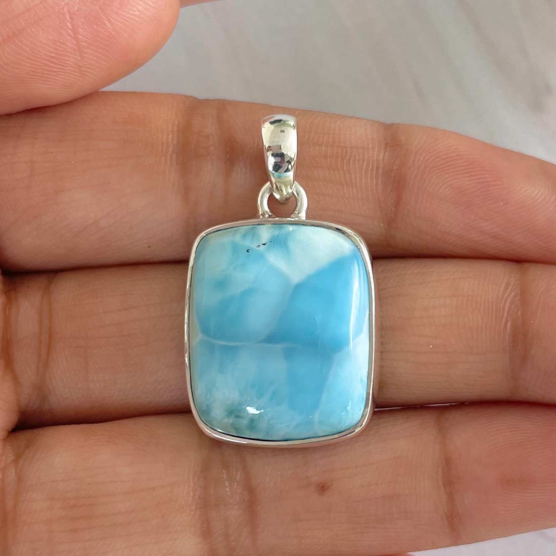Larimar Pendant-(LAR-P-561.)