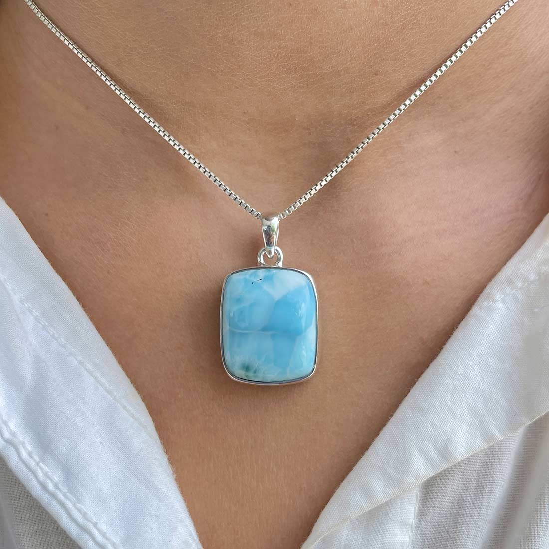 Larimar Pendant-(LAR-P-561.)