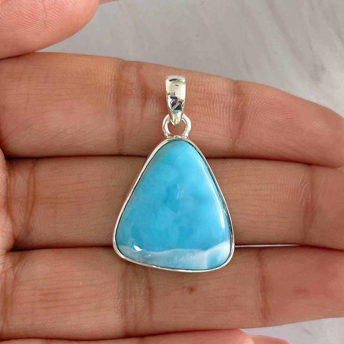 Larimar Pendant-(LAR-P-562.)