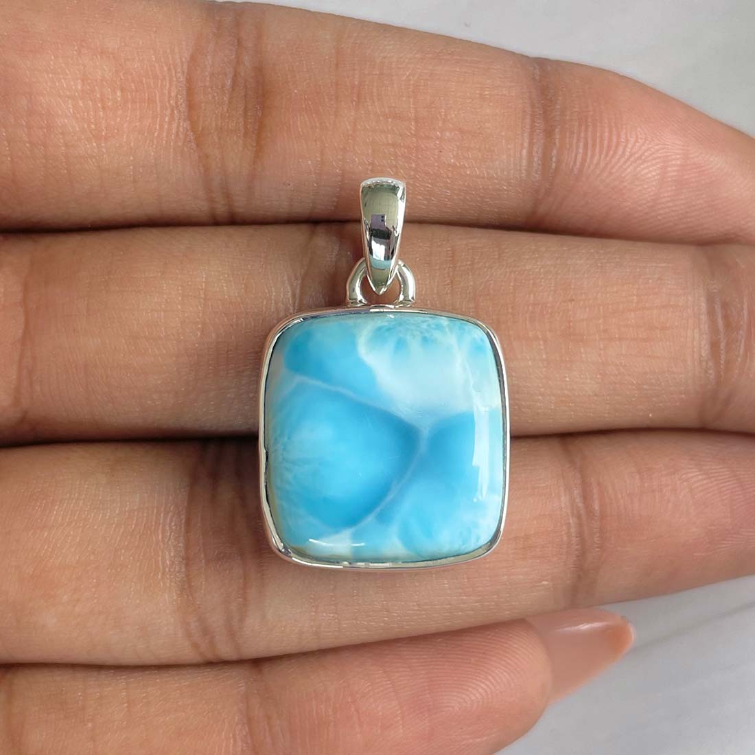 Larimar Pendant-(LAR-P-642.)