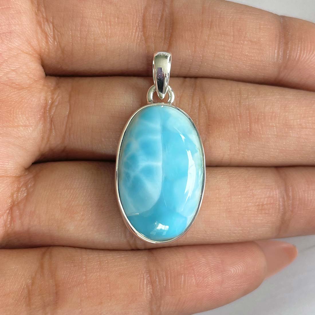 Larimar Pendant-(LAR-P-648.)