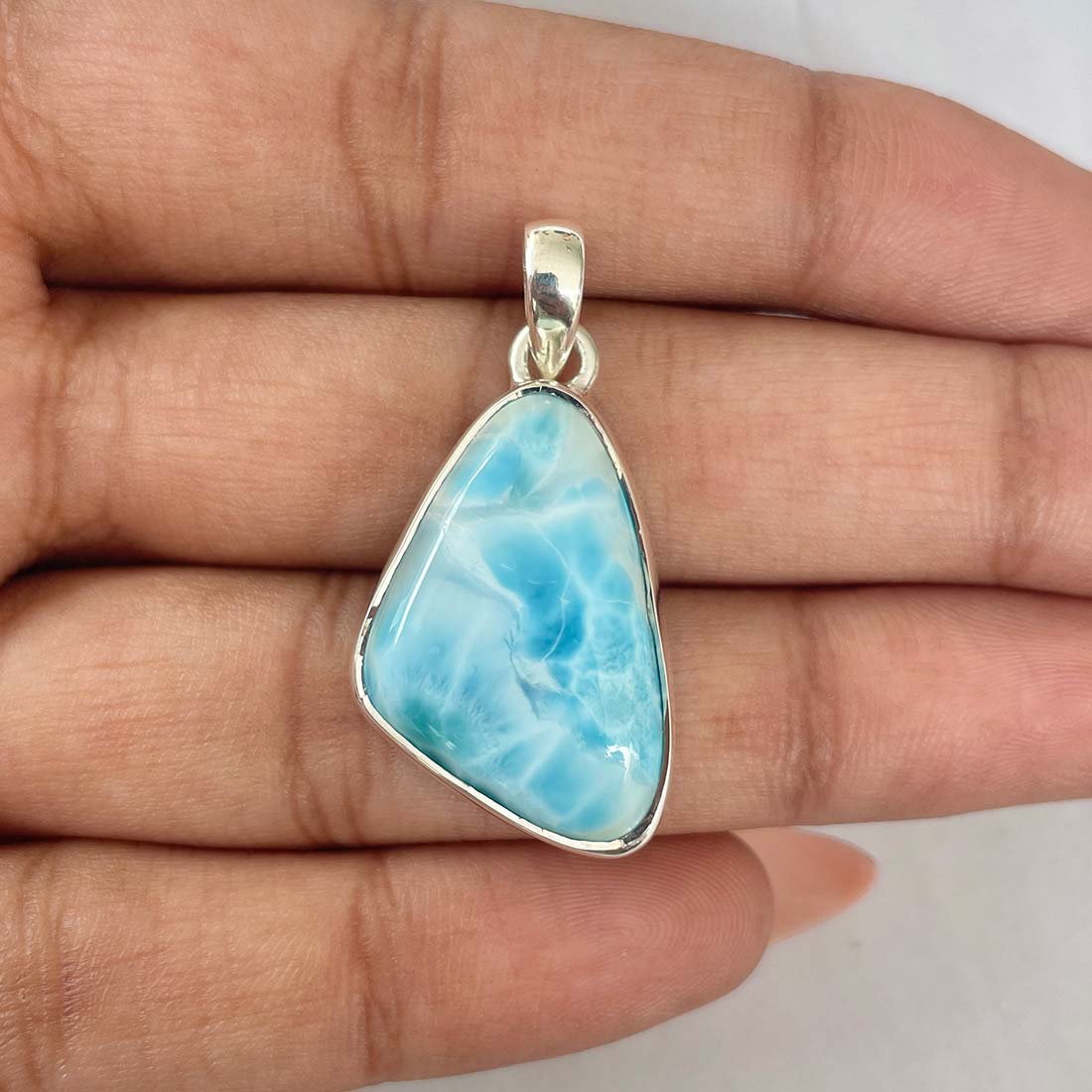 Larimar Pendant-(LAR-P-650.)