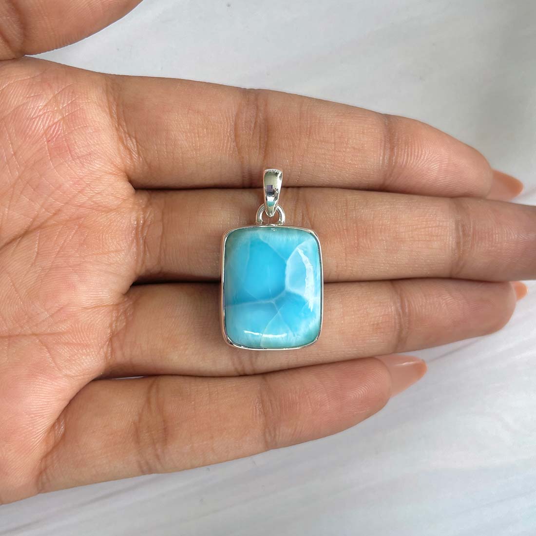 Larimar Pendant-(LAR-P-651.)