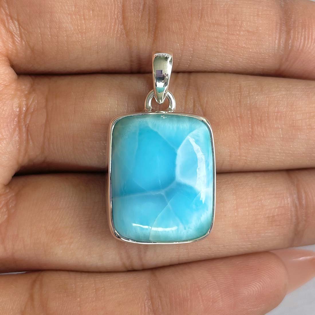 Larimar Pendant-(LAR-P-651.)