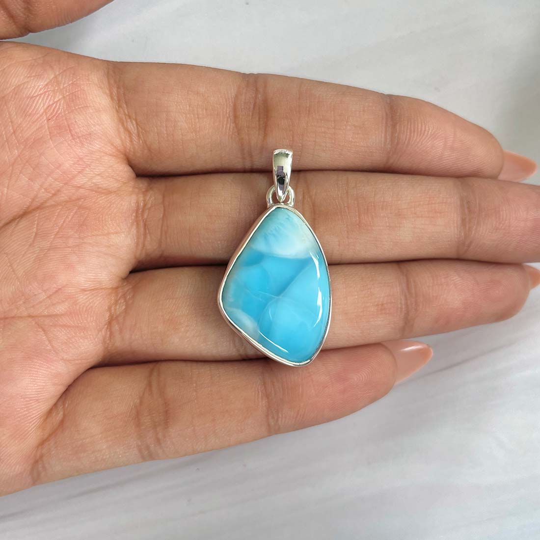 Larimar Pendant-(LAR-P-661.)