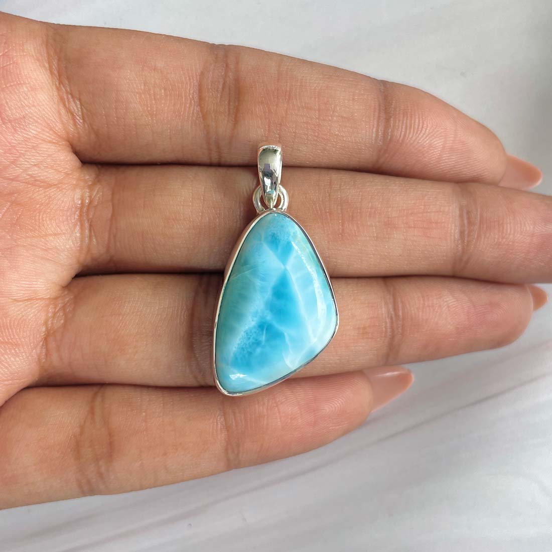 Larimar Pendant-(LAR-P-664.)