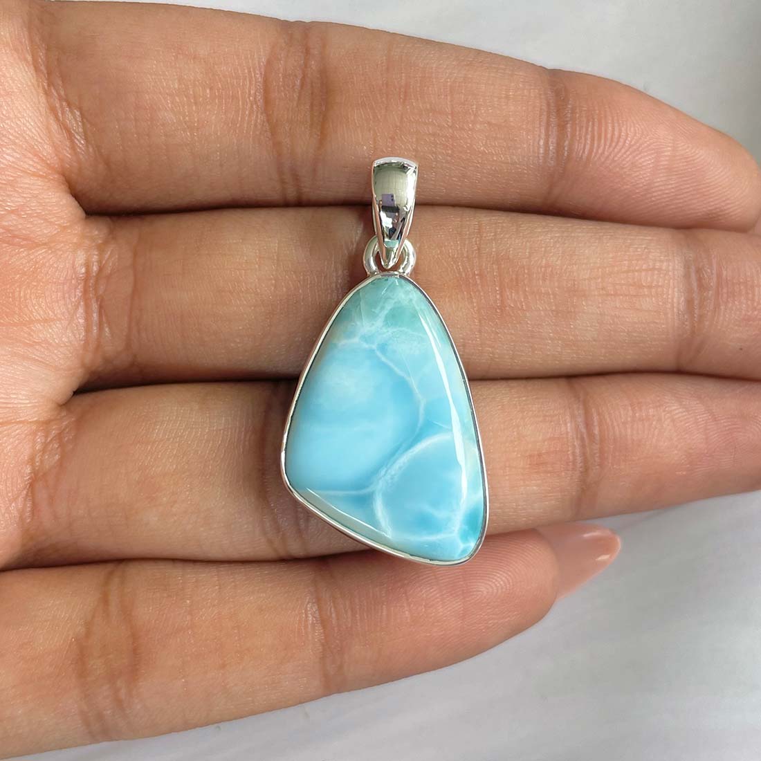 Larimar Pendant-(LAR-P-668.)
