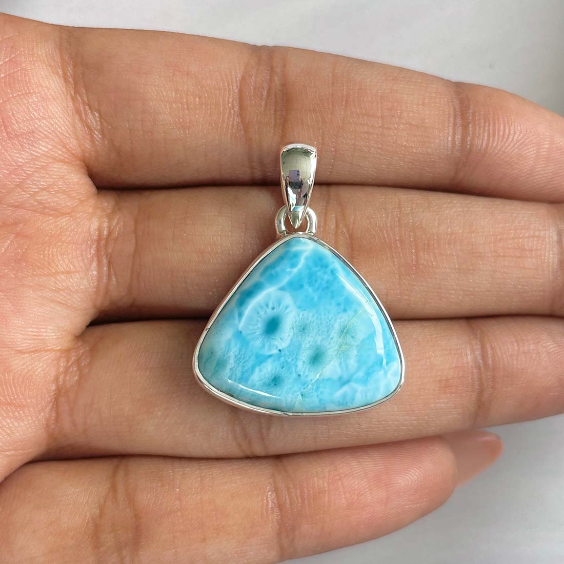 Larimar Pendant-(LAR-P-670.)